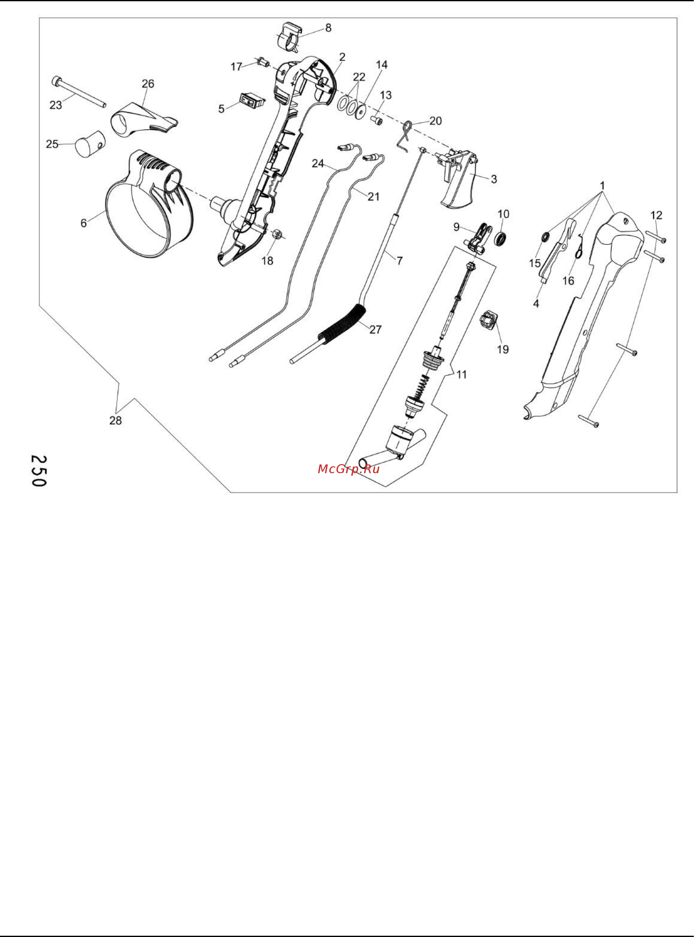 Oleo-Mac MB 90 [5/14] Illustration handle