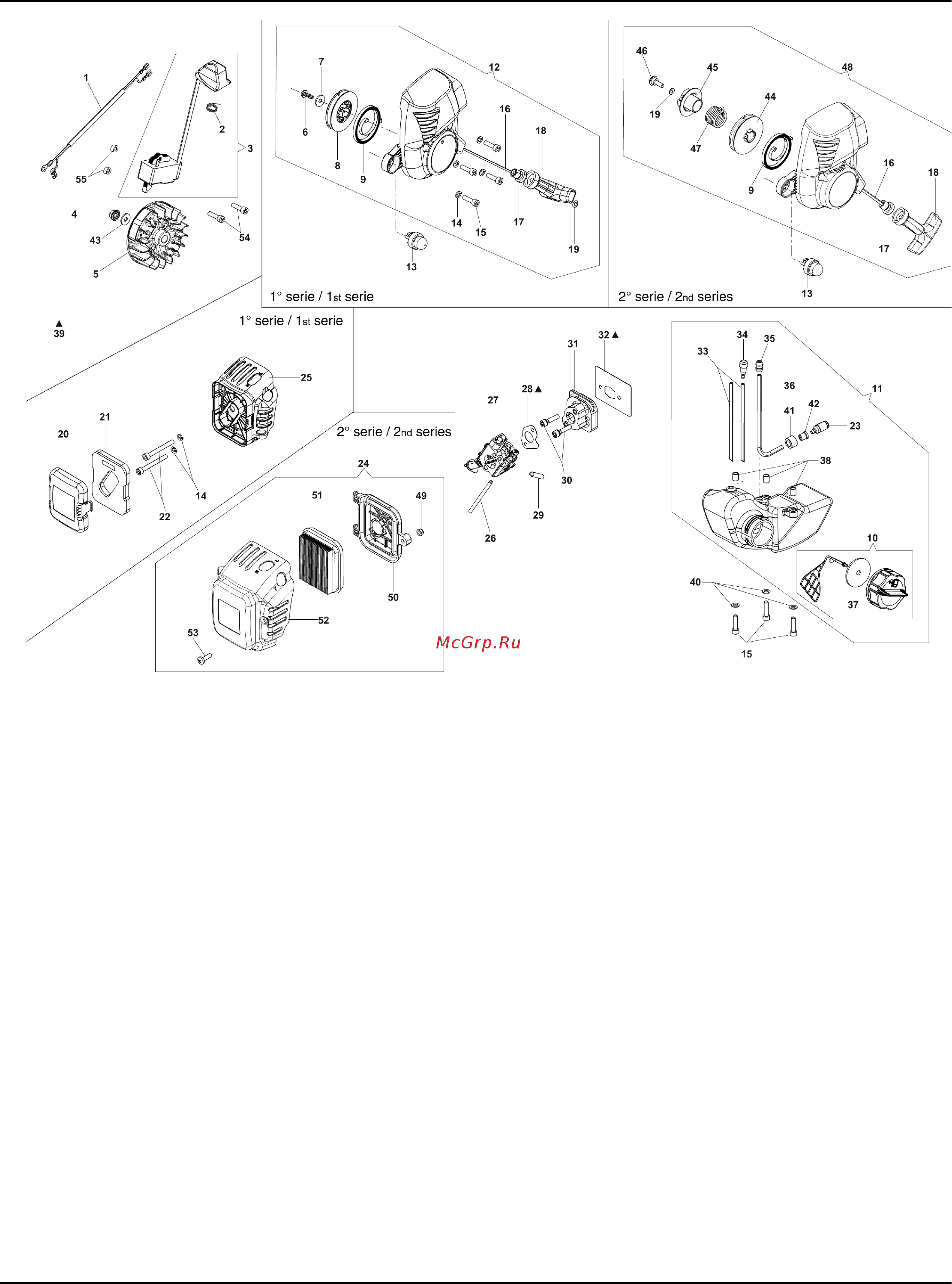 Oleo-Mac HCS 280 XP 5807-9101E1A [5/12] Hcs 280 xp hedgetrimmer