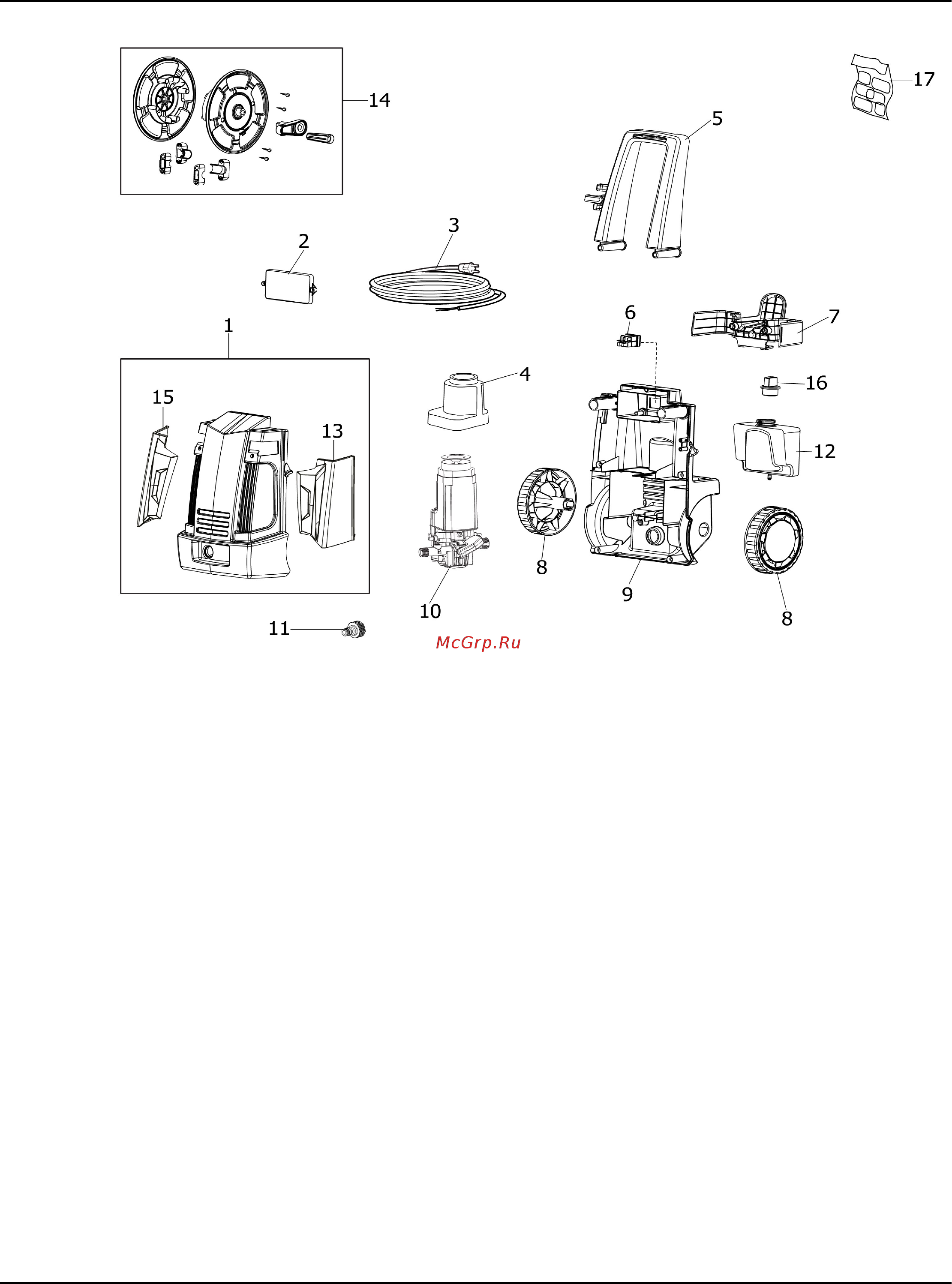 Oleo-Mac PW 115 C 6850-9091 [2/9] Illustration deck