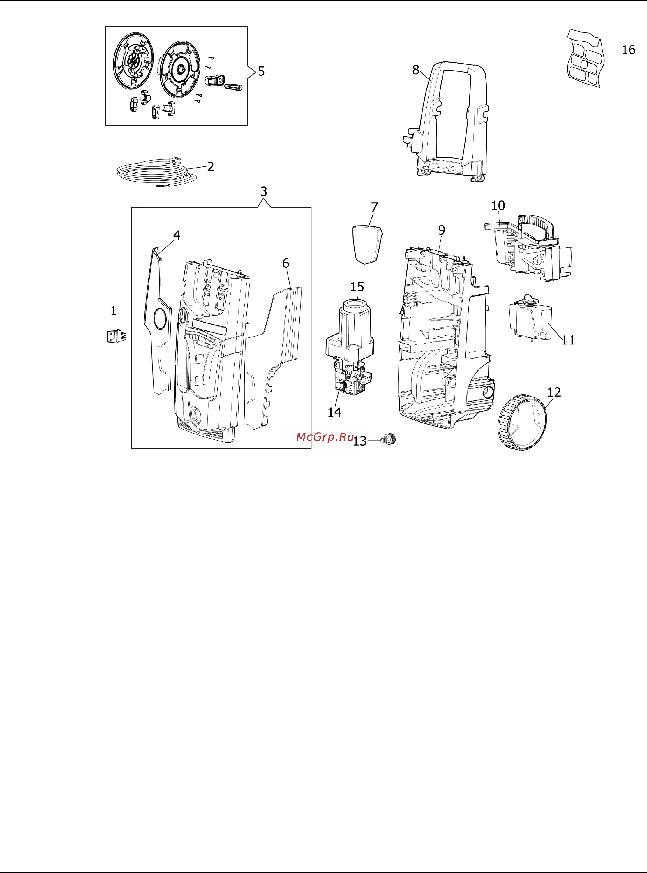 Oleo-Mac PW 125 C 6850-9101 [2/9] Pw 125 c high pressure washer