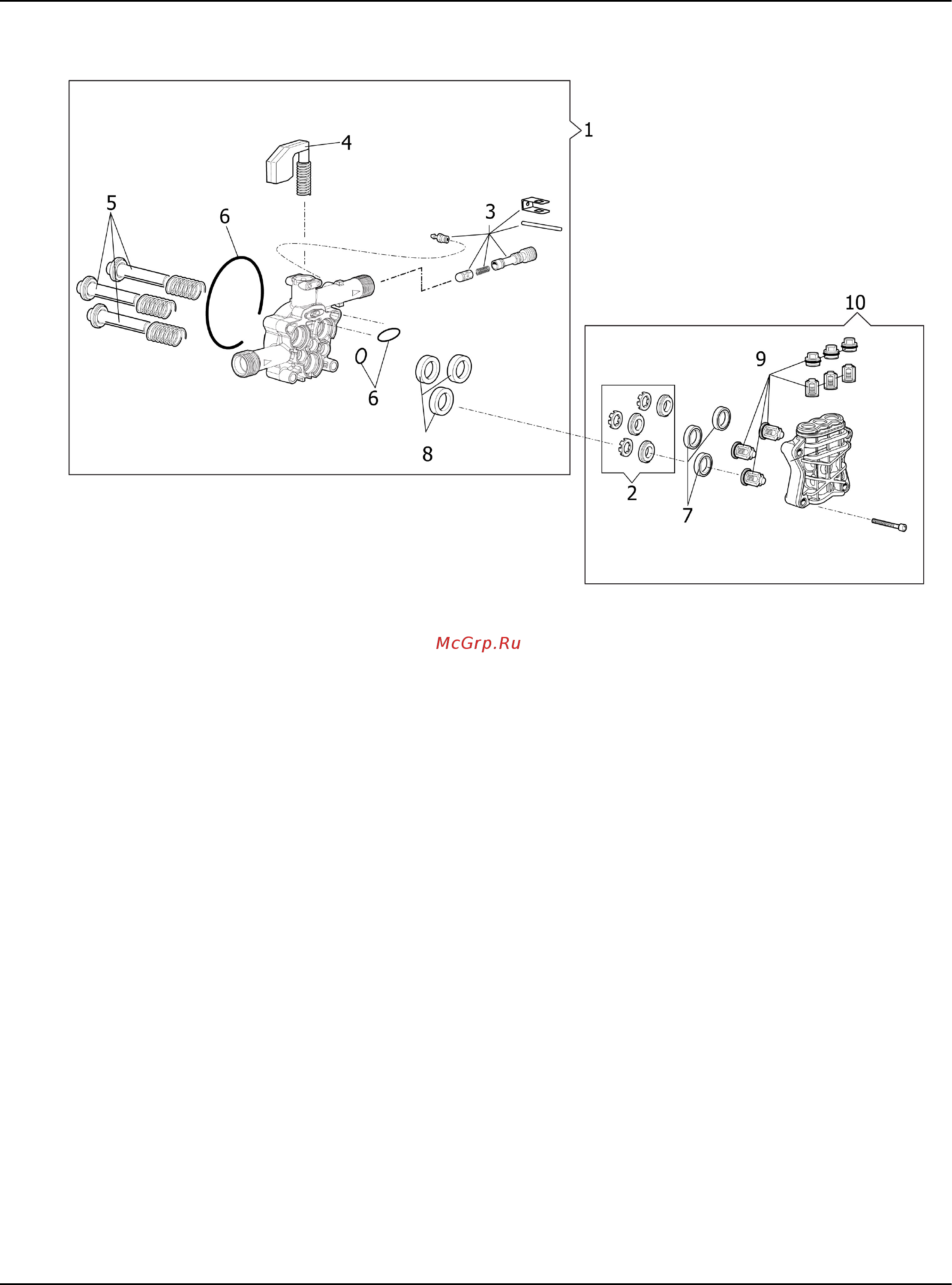 Oleo-Mac PW 125 C 6850-9101 [6/9] Illustration pump