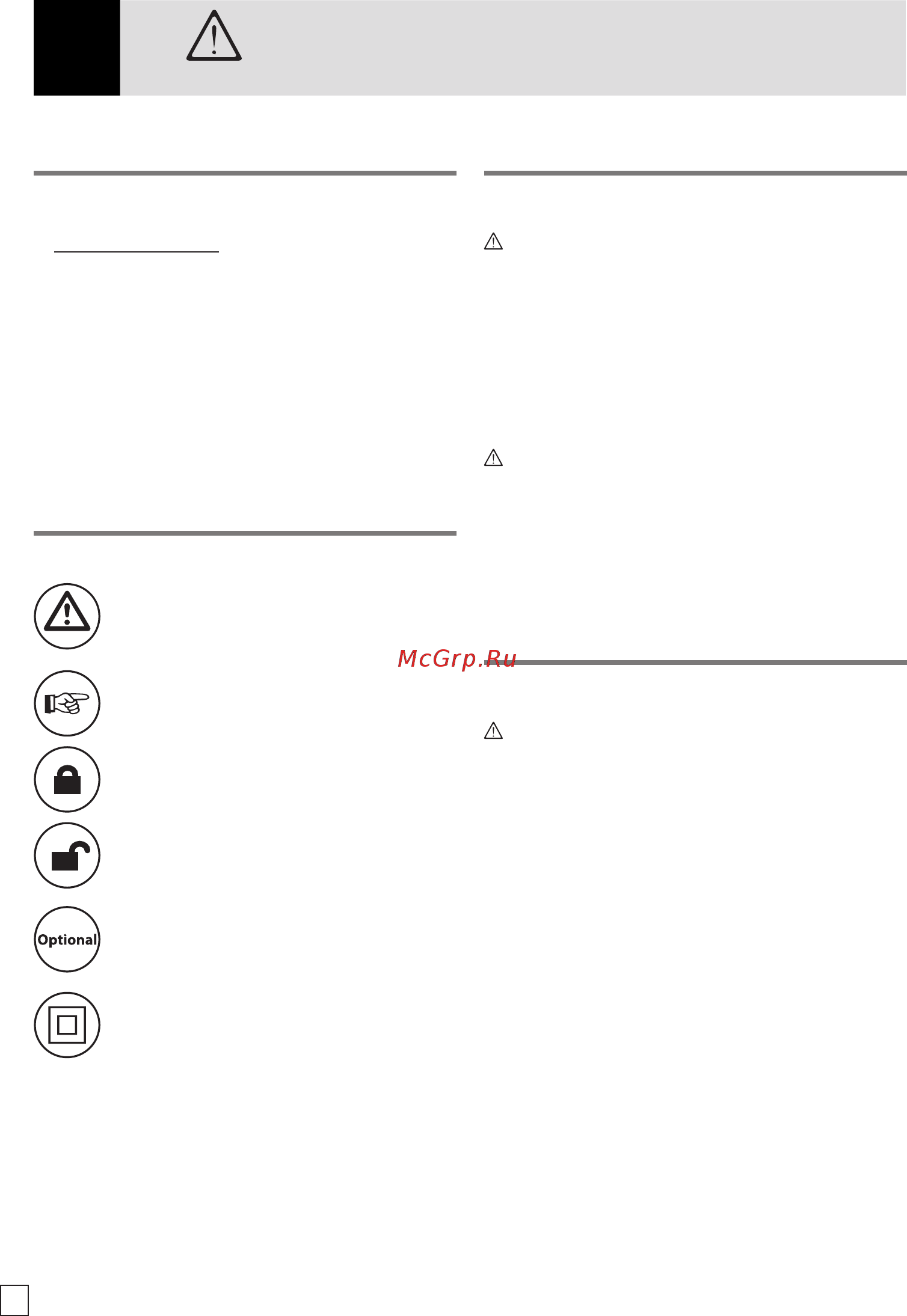 Oleo-Mac PW 125 C 6850-9101 [46/88] Bezpečnostní zařízení
