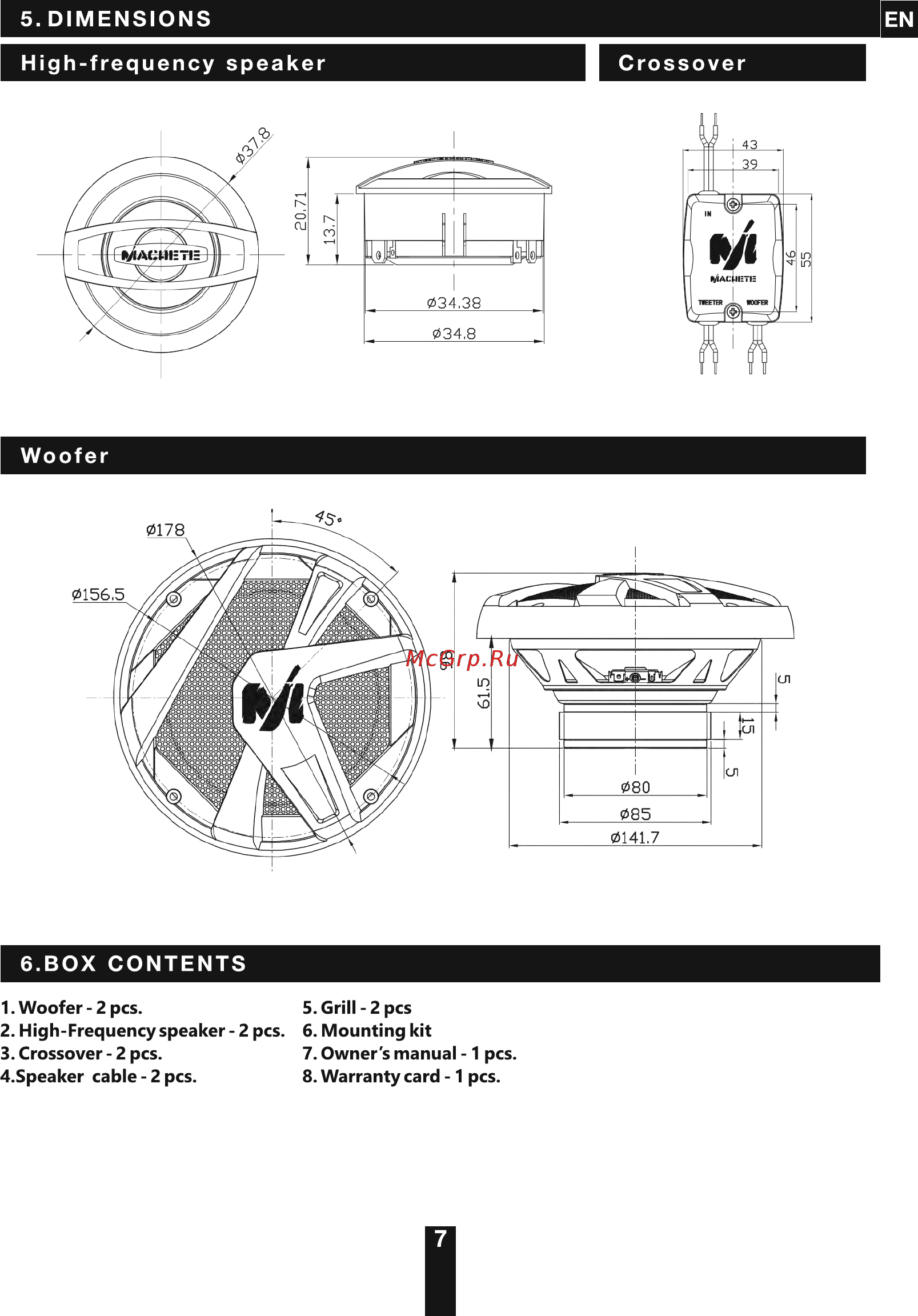 Alphard Machete MC-6.2A [6/12] Страница 6