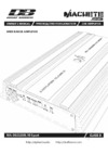 Deaf Bonce Machete MA-OGO2500.1D Sport Инструкция по эксплуатации