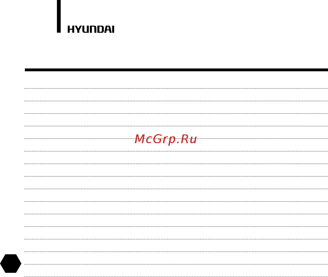 Hyundai H-ARI20-09H/I [12/40] Важная информация