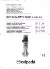 CALPEDA MXV 40-810/C Инструкция по эксплуатации