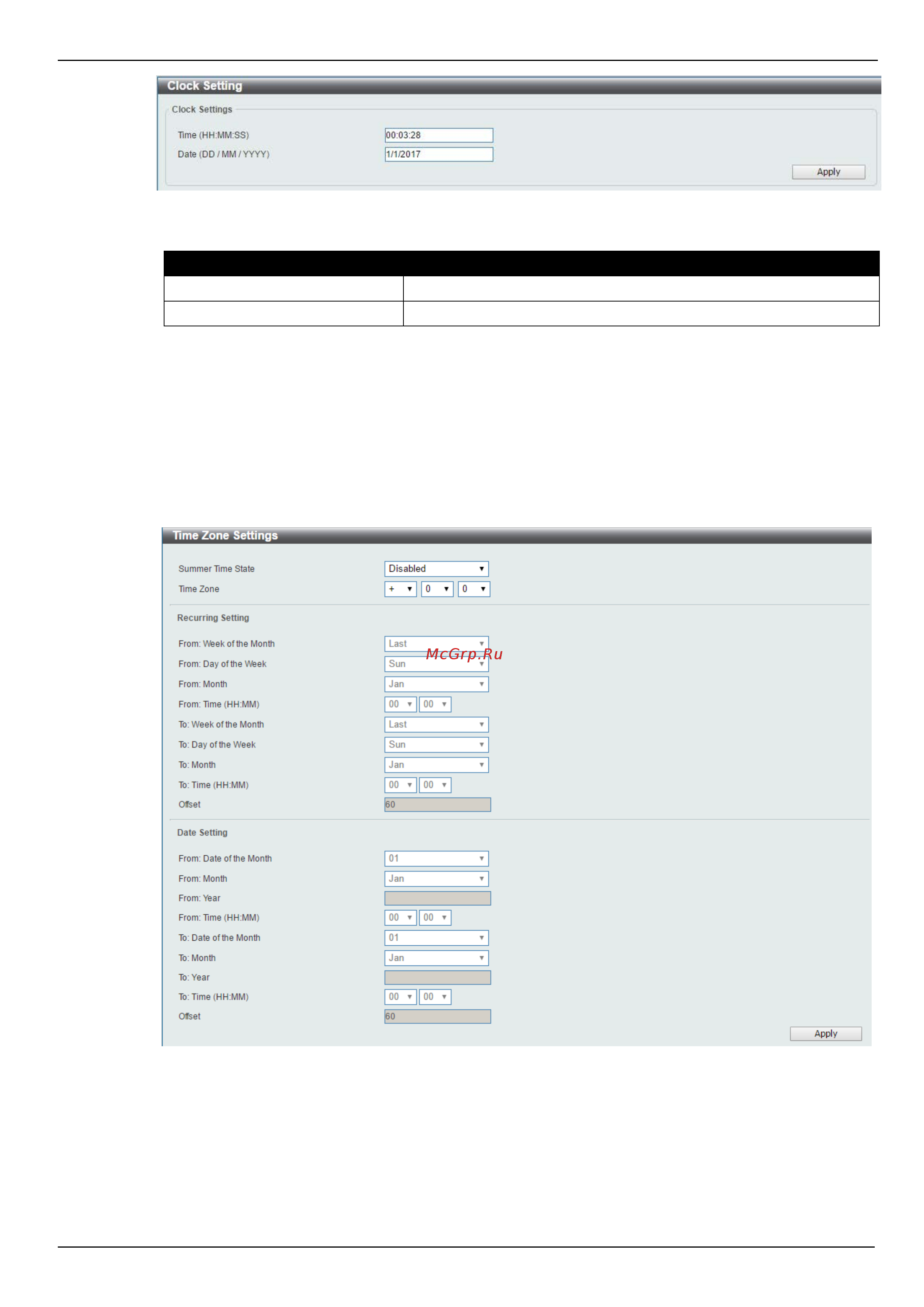 D-Link DIS-200G-12PS [32/88] Time zone settings