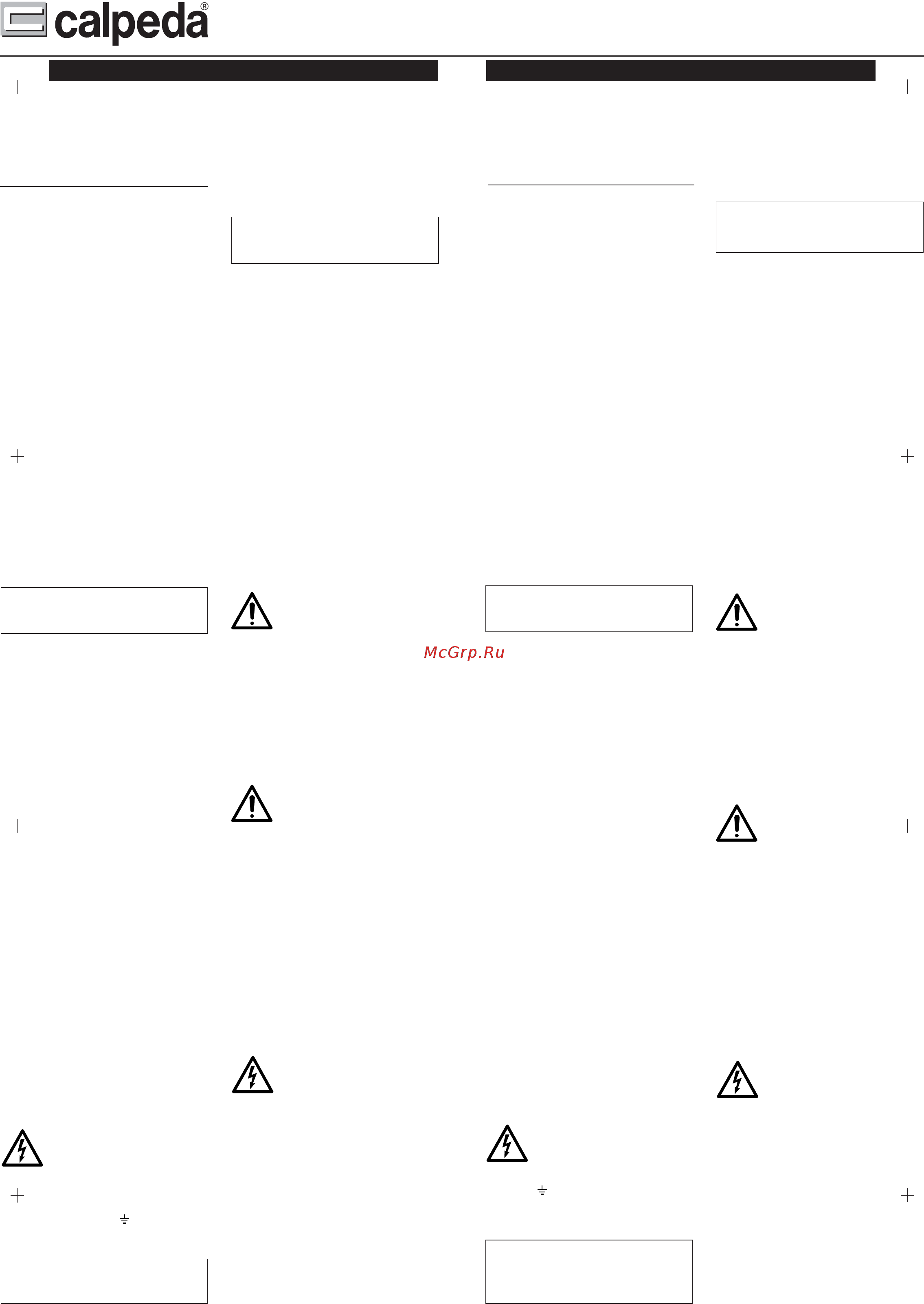 CALPEDA MXHLM 405 [4/6] Installatie