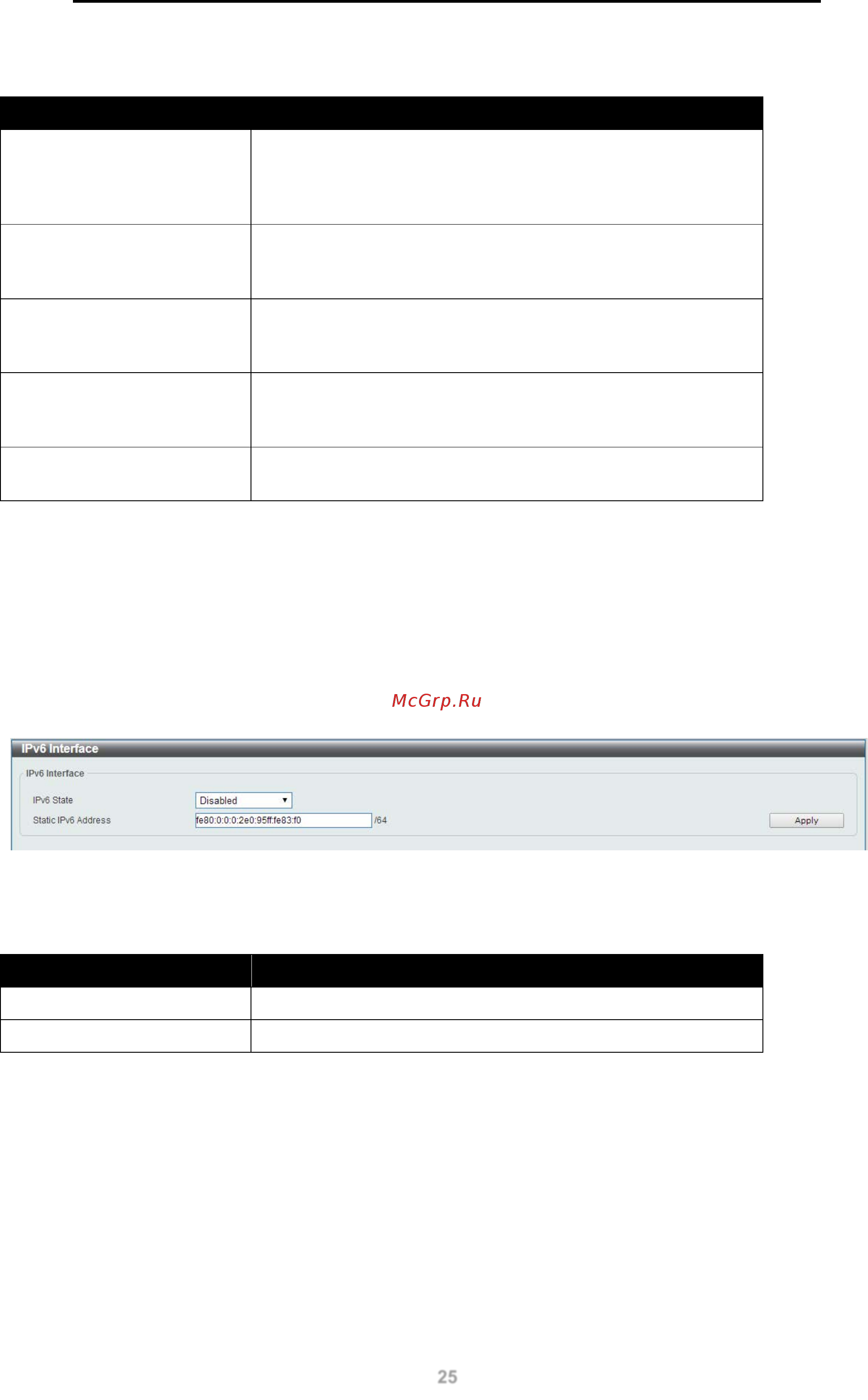 D-Link DGS-1100-10MP [31/103] Ipv6 interface