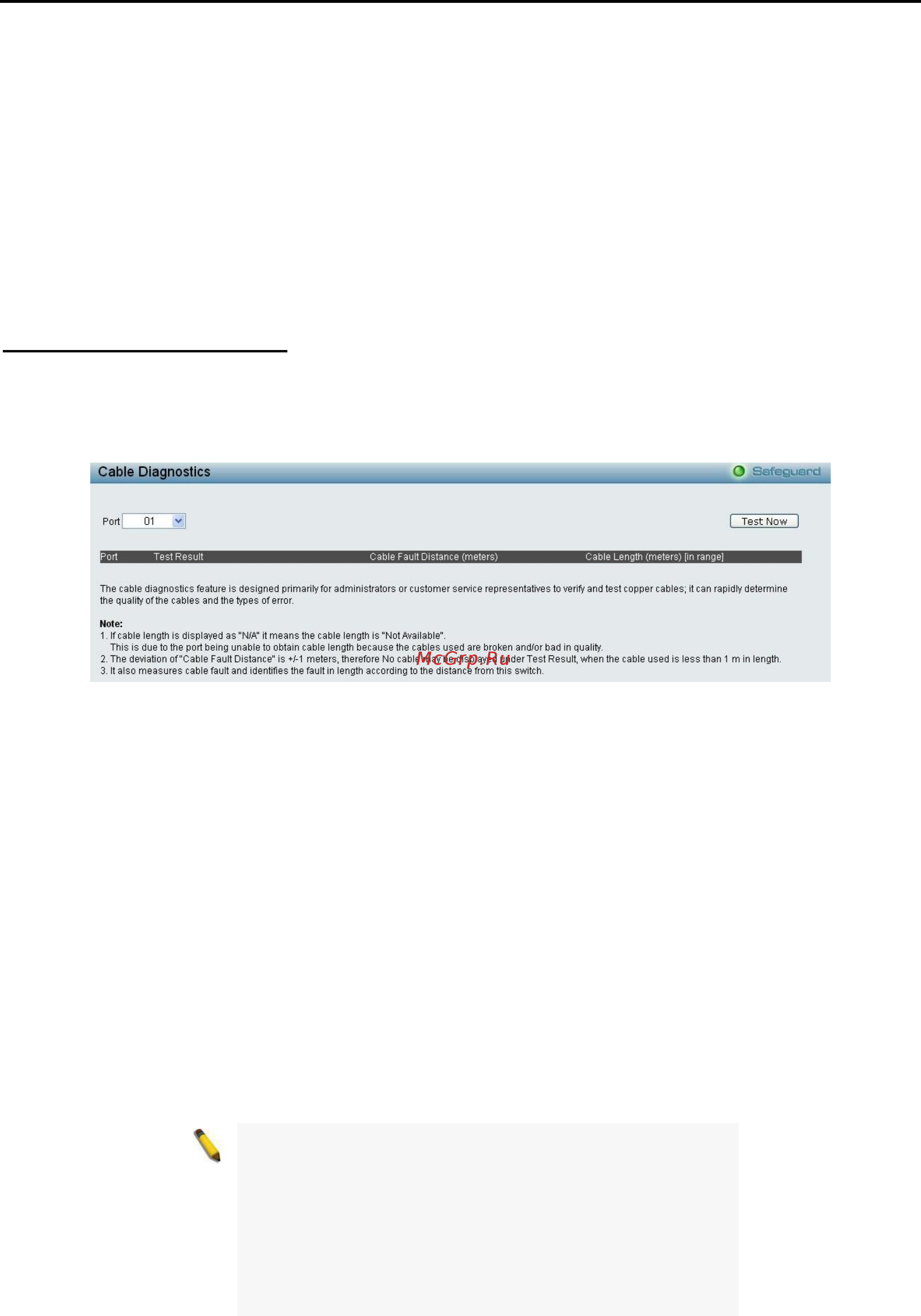 D-Link DES-1210-10/ME [103/129] Monitoring cable diagnostics