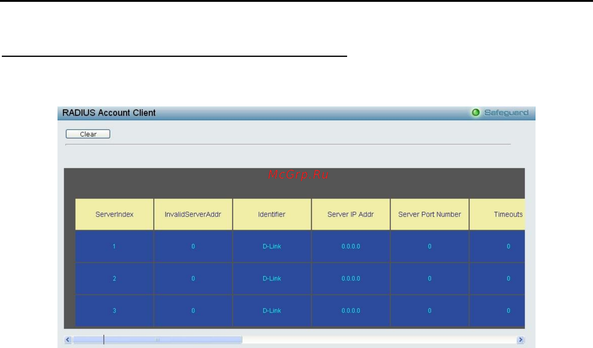 D-Link DES-1210-10/ME [107/129] Monitoring port access control radius account client