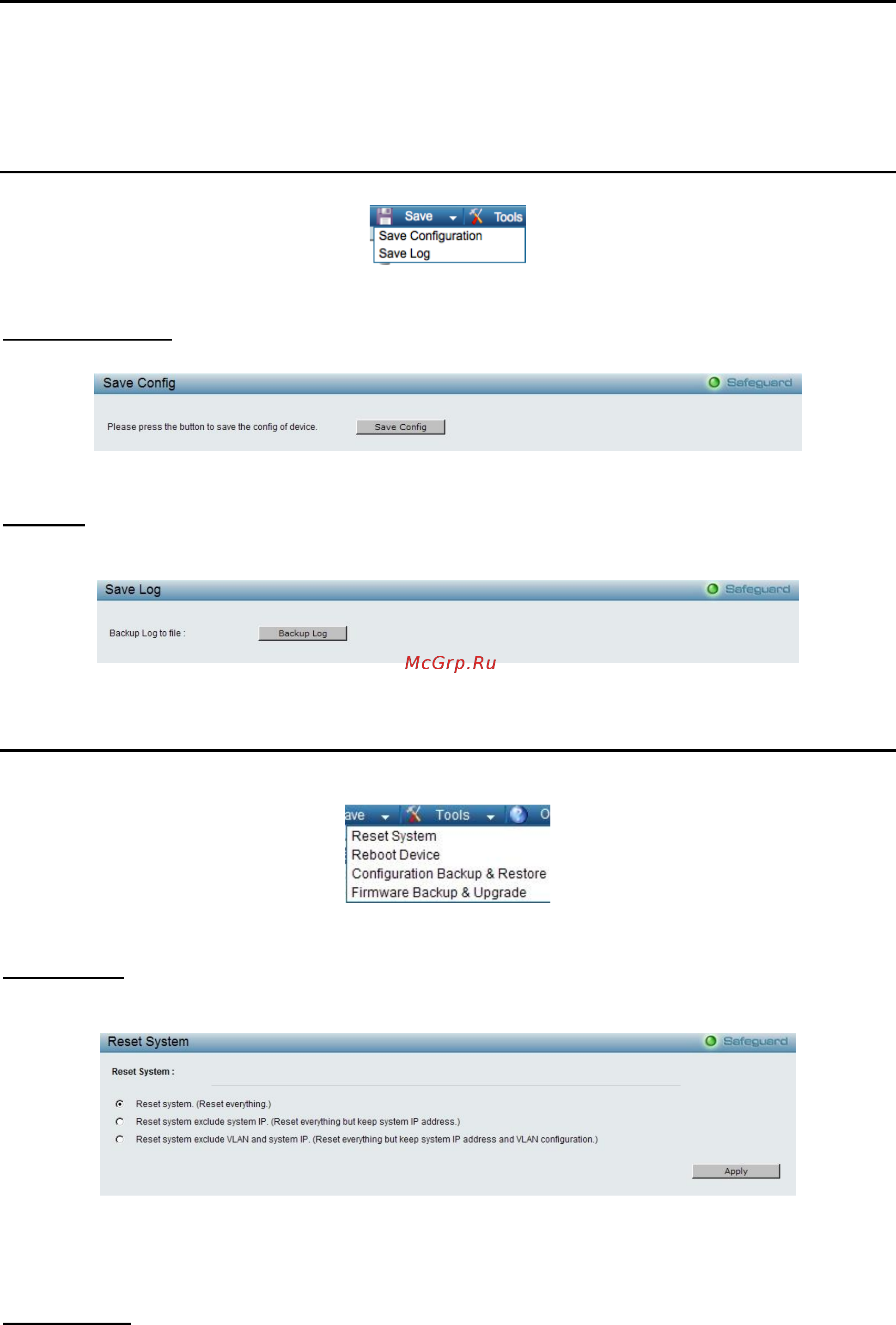 D-Link DES-1210-10/ME [20/129] Save configuration
