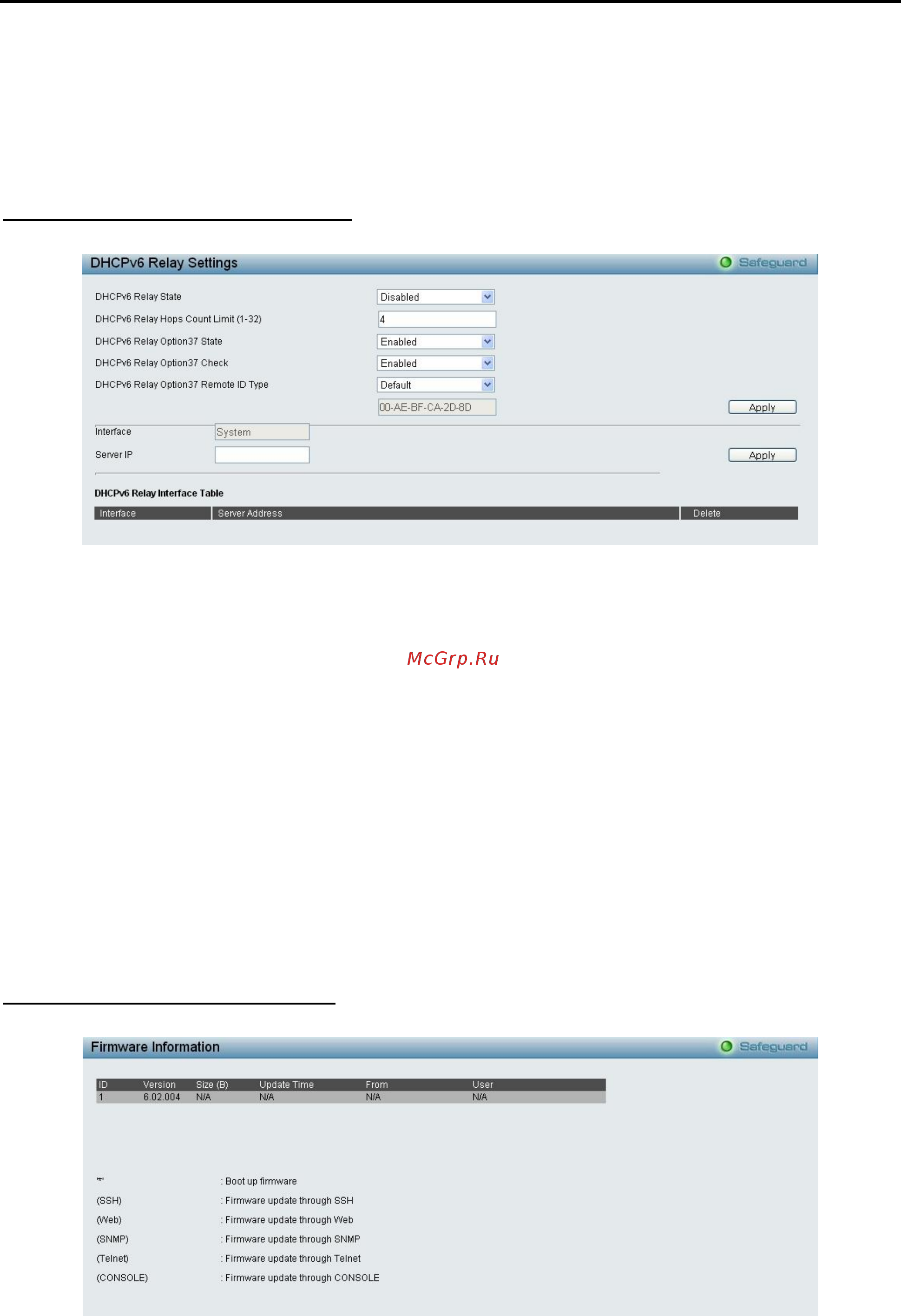 D-Link DES-1210-10/ME [56/129] Configuration dhcpv6 relay settings