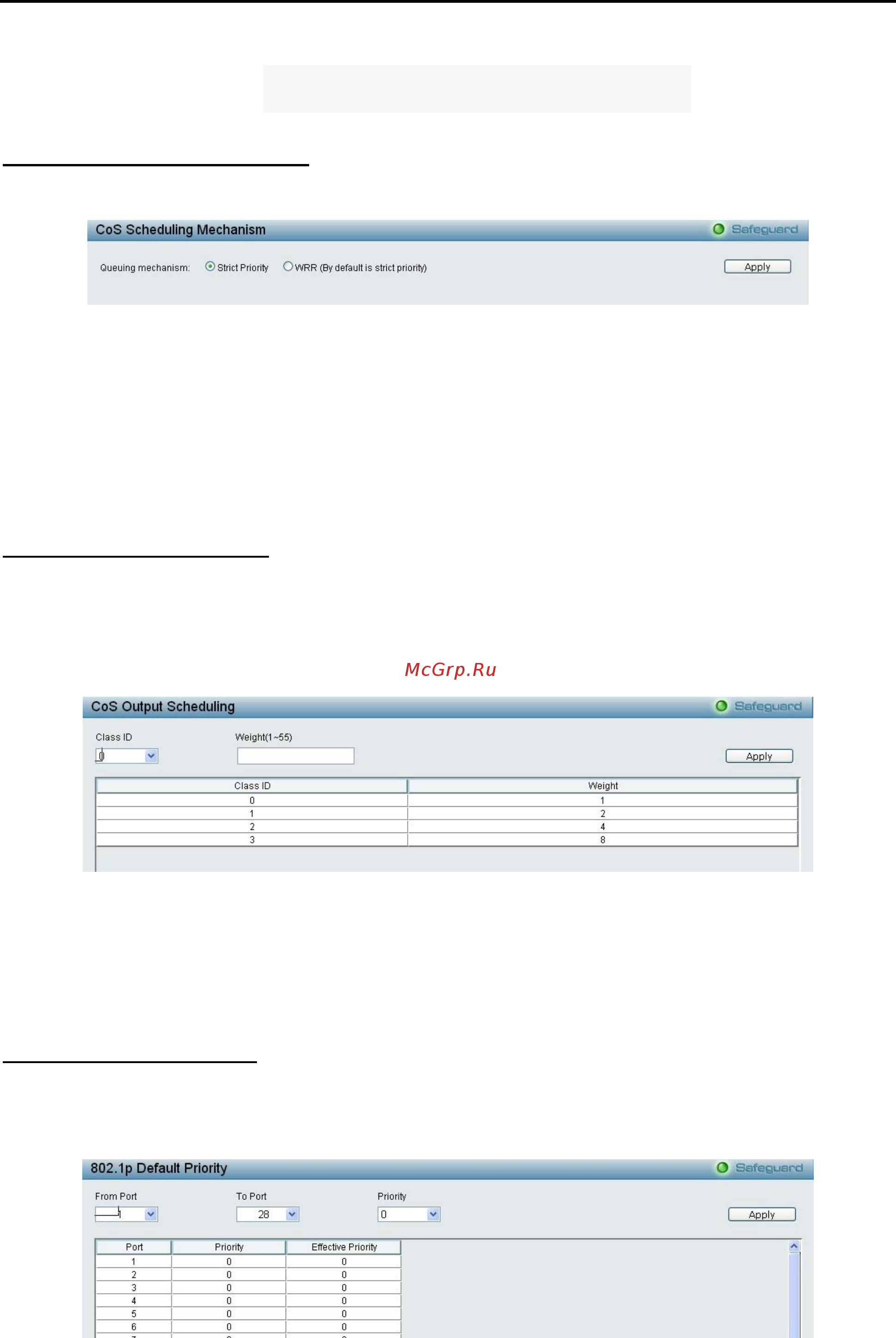 D-Link DES-1210-10/ME [66/129] Qos cos scheduling mechanism