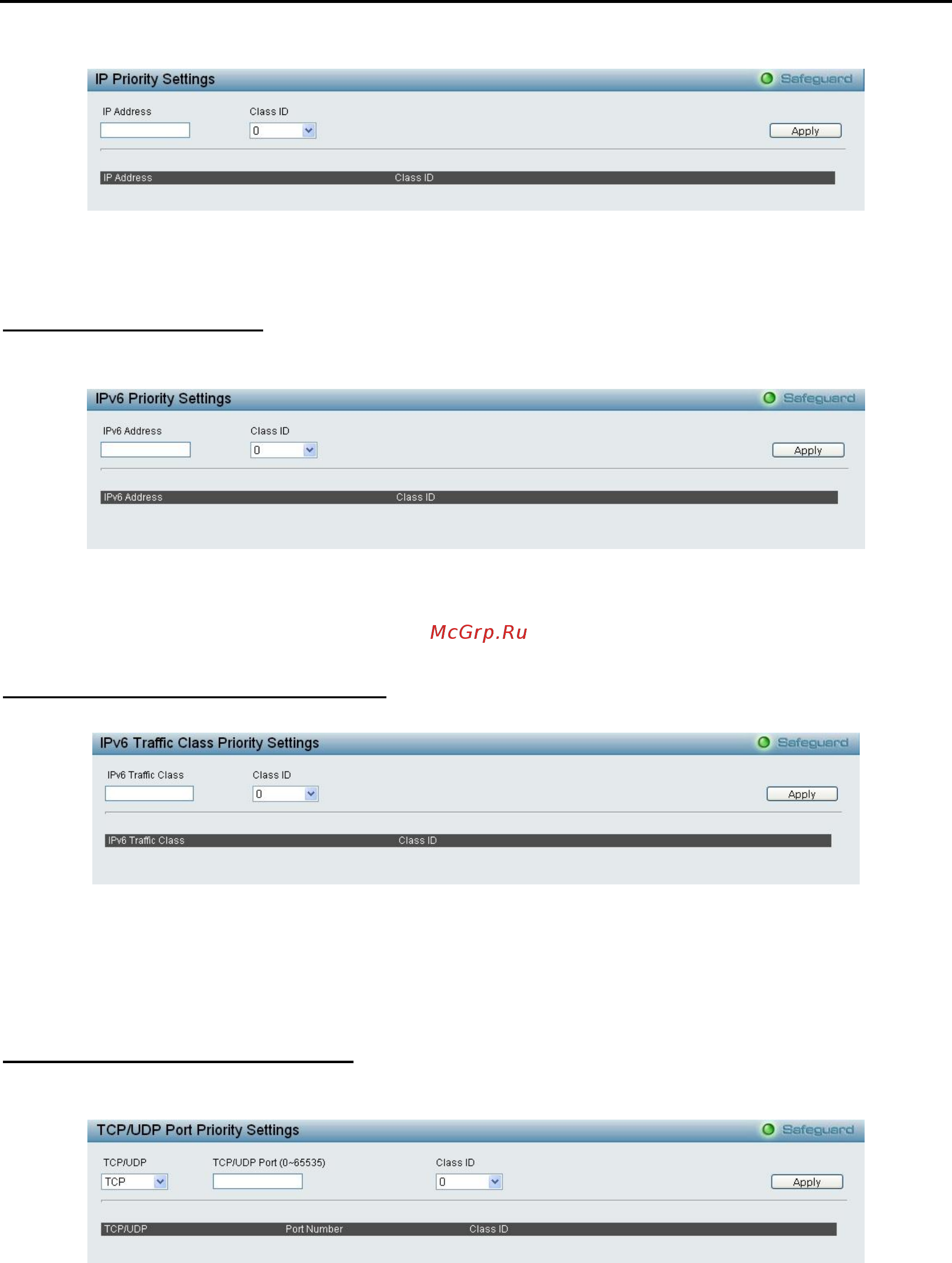 D-Link DES-1210-10/ME [69/129] Qos ipv6 priority settings