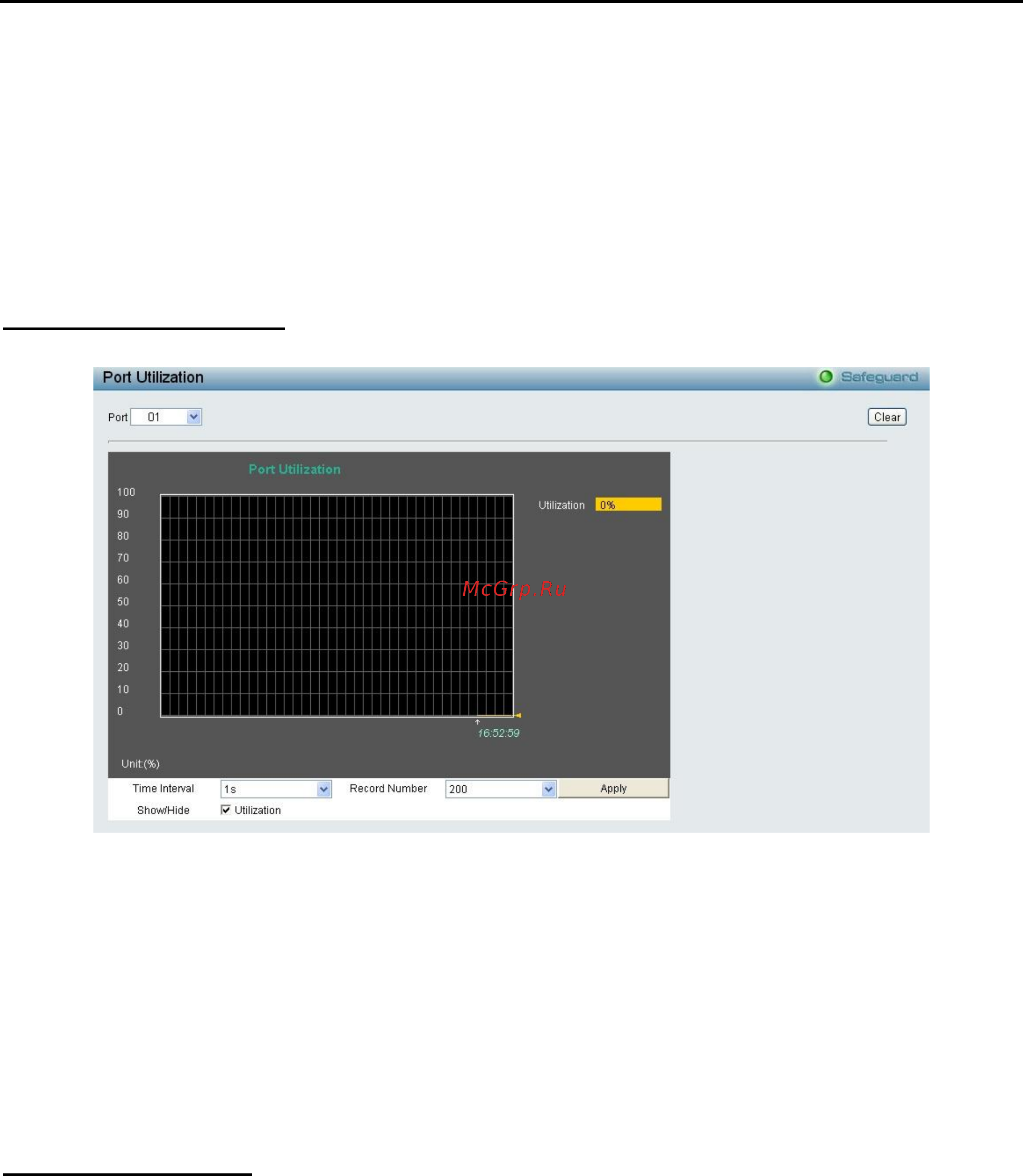 D-Link DES-1210-10/ME [94/129] Monitoring port utilization