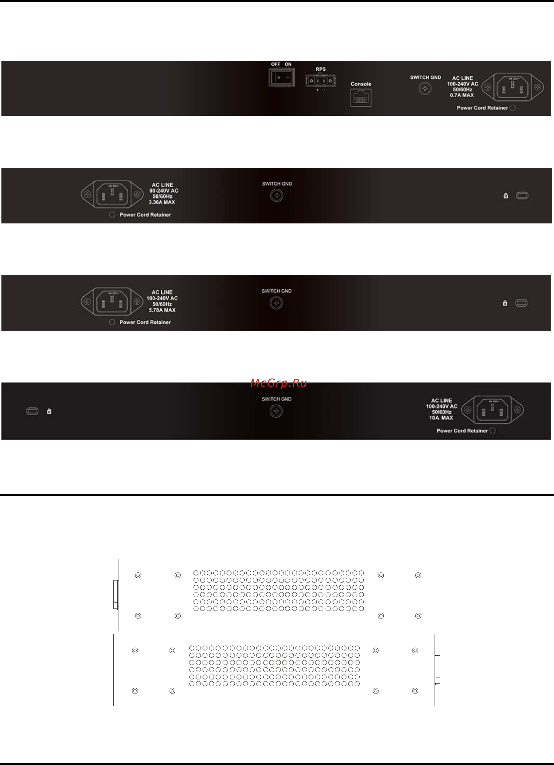 D-Link DGS-1210-28X/ME [15/53] Side panel description