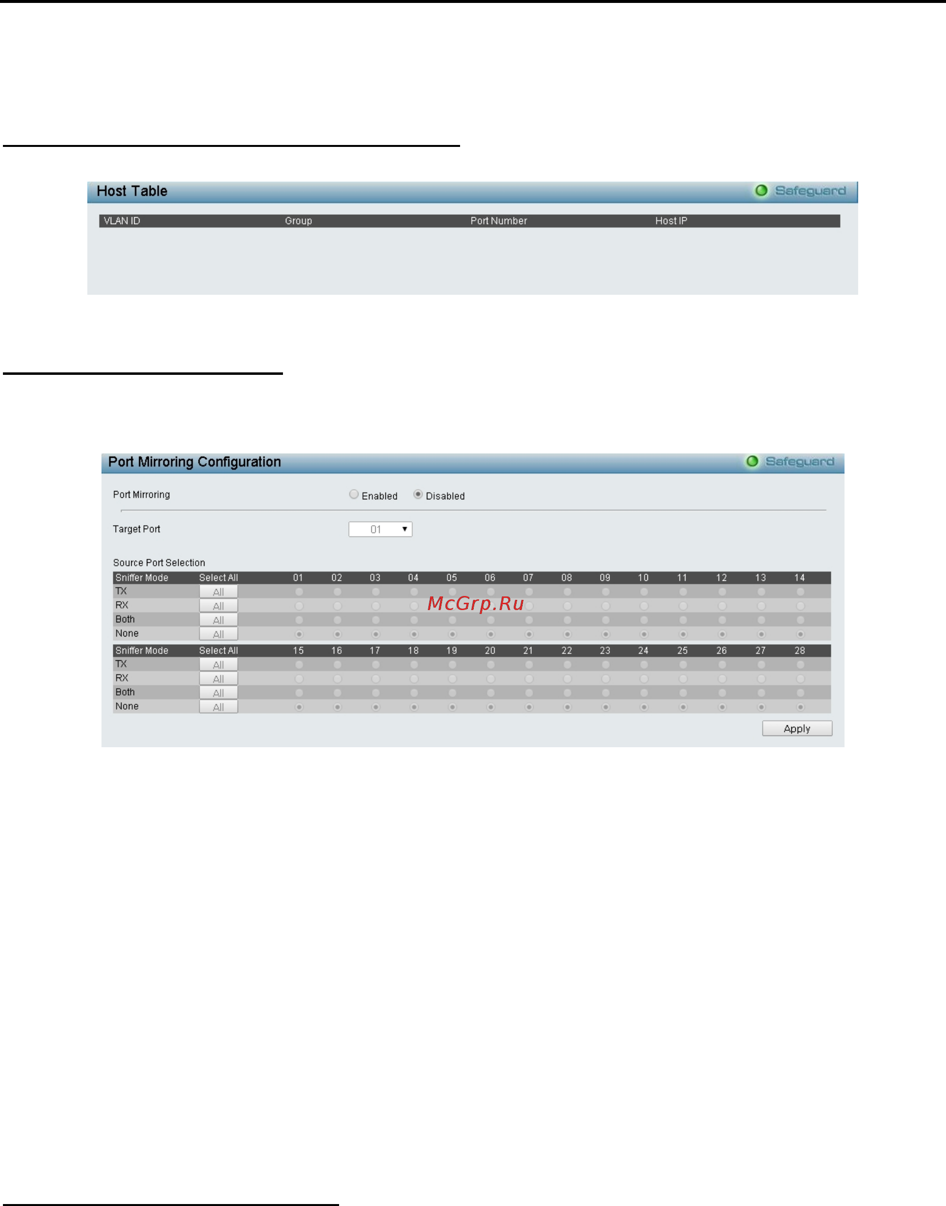 D-Link DGS-1210-28XS/ME [70/159] Configuration mld snooping mld host table