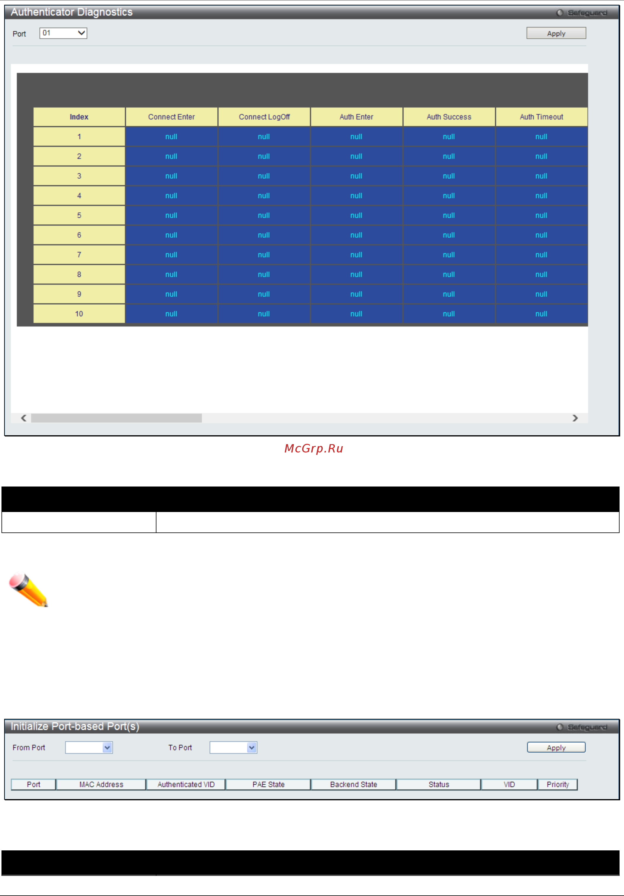 D-Link DGS-1510-28XMP/ME [210/342] Initialize port based port s