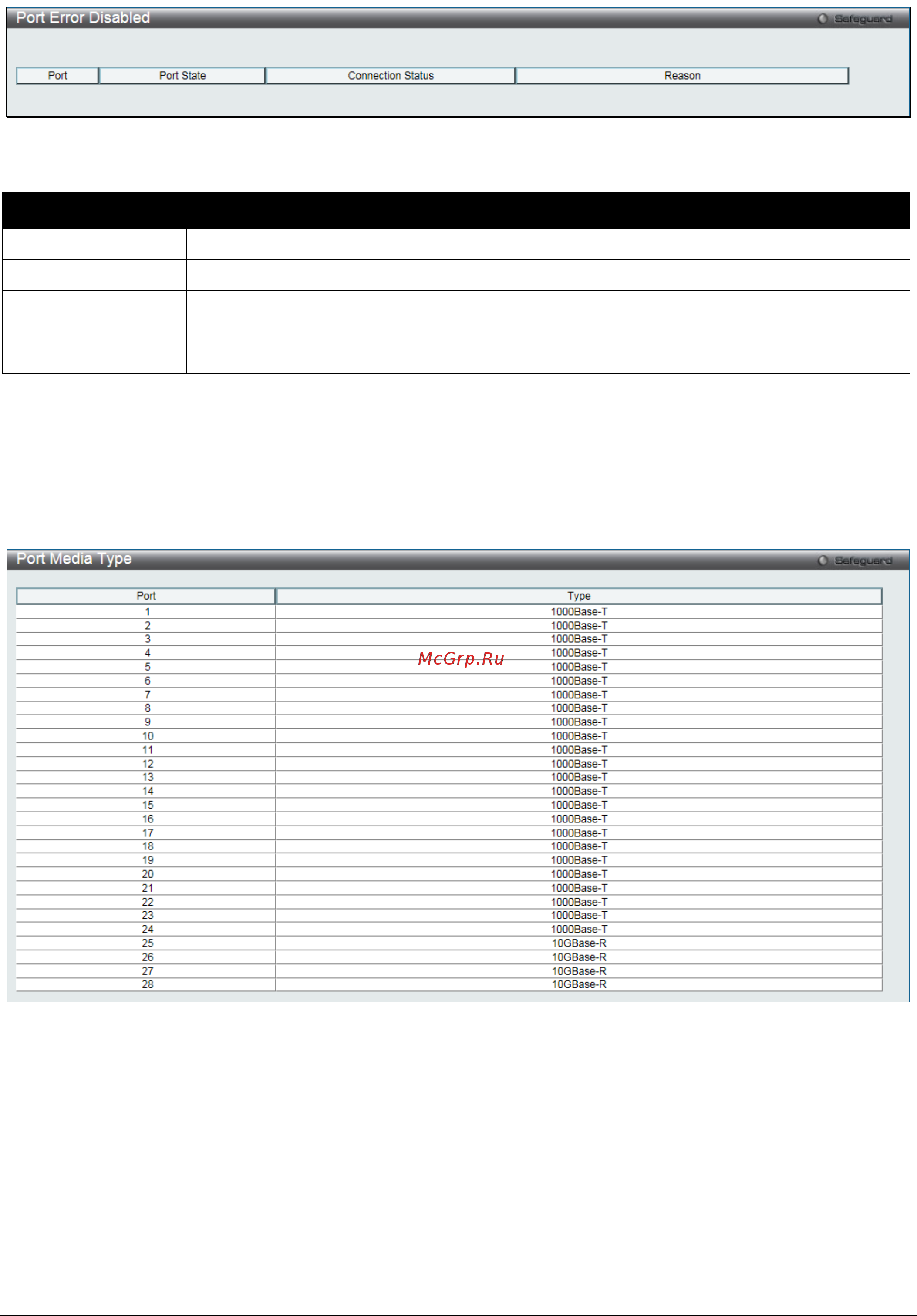 D-Link DGS-1510-28XMP/ME [28/342] Port media type