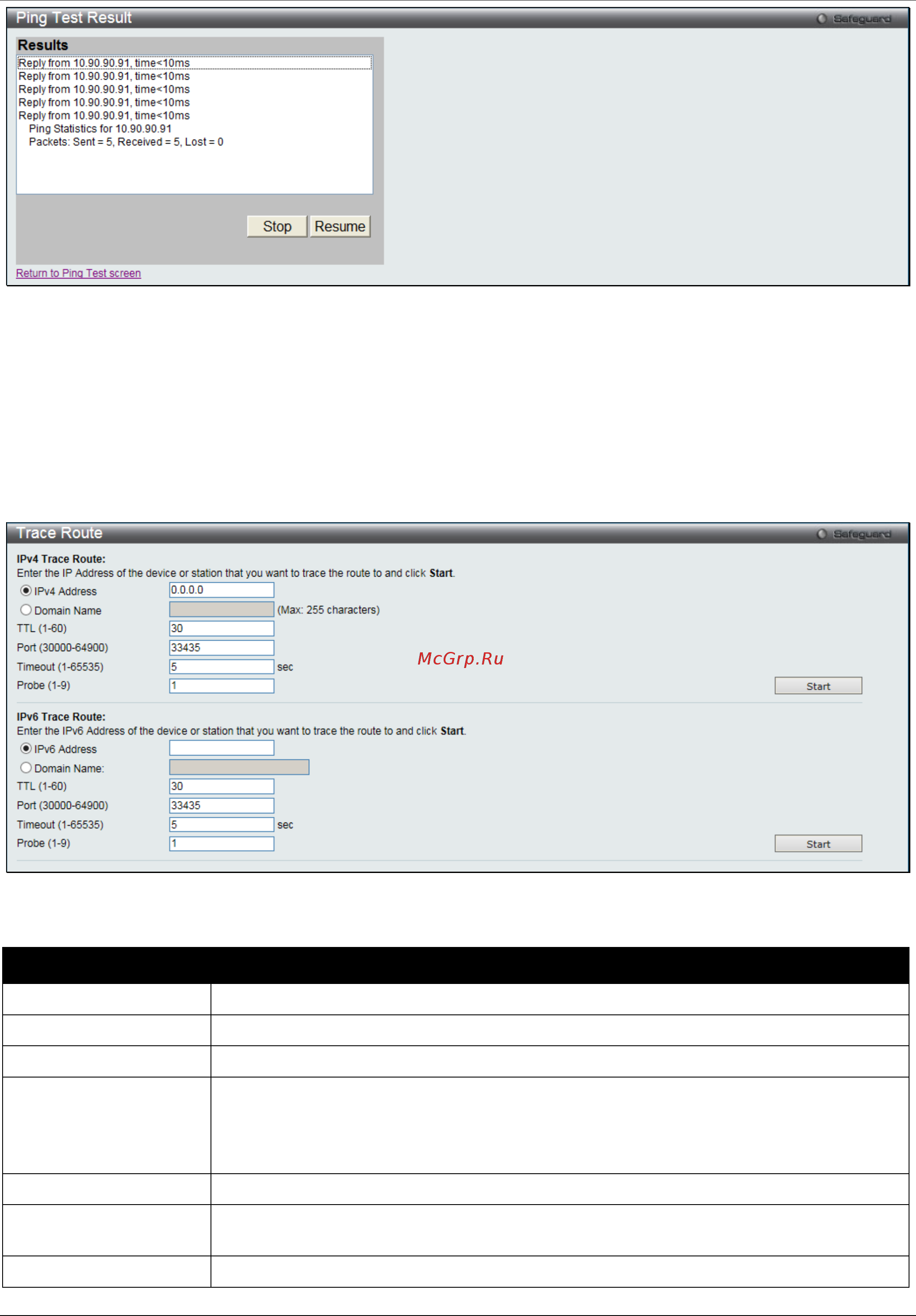 D-Link DGS-1510-28XMP/ME [314/342] Trace route