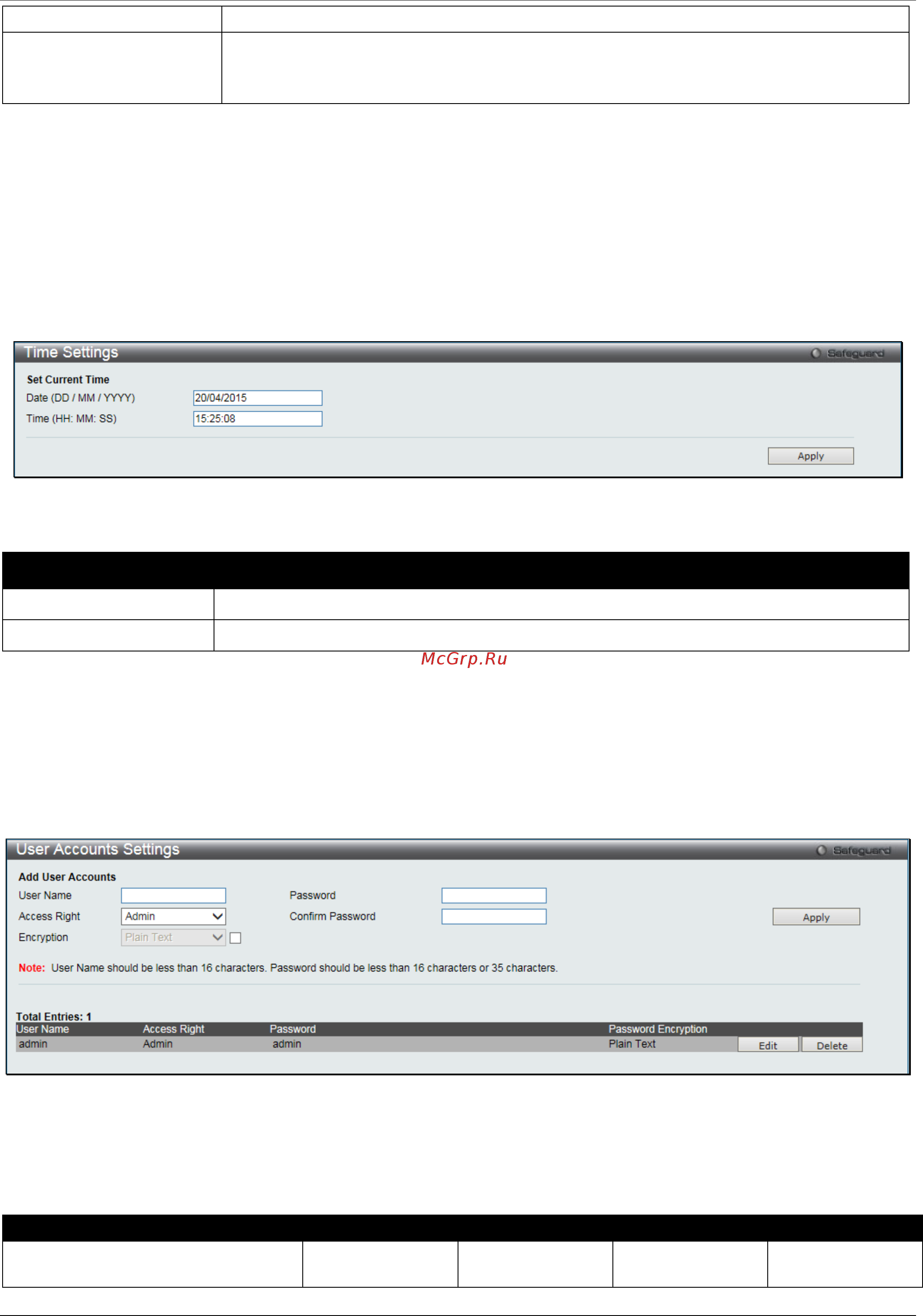 D-Link DGS-1510-28XMP/ME [38/342] Time settings