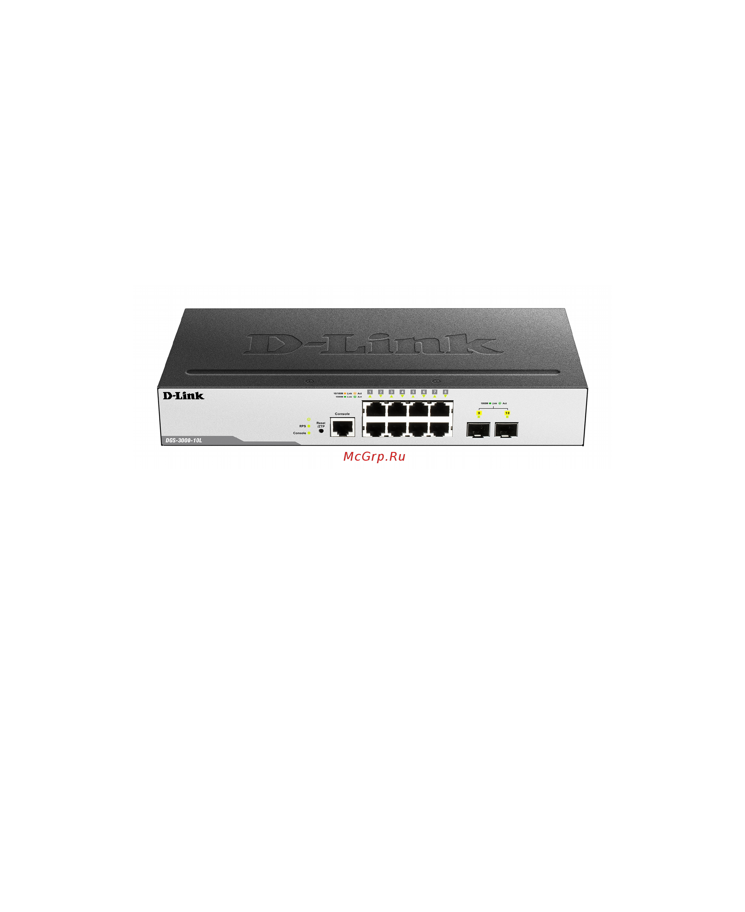 D-Link DGS-3000-10L Краткое руководство по установке онлайн