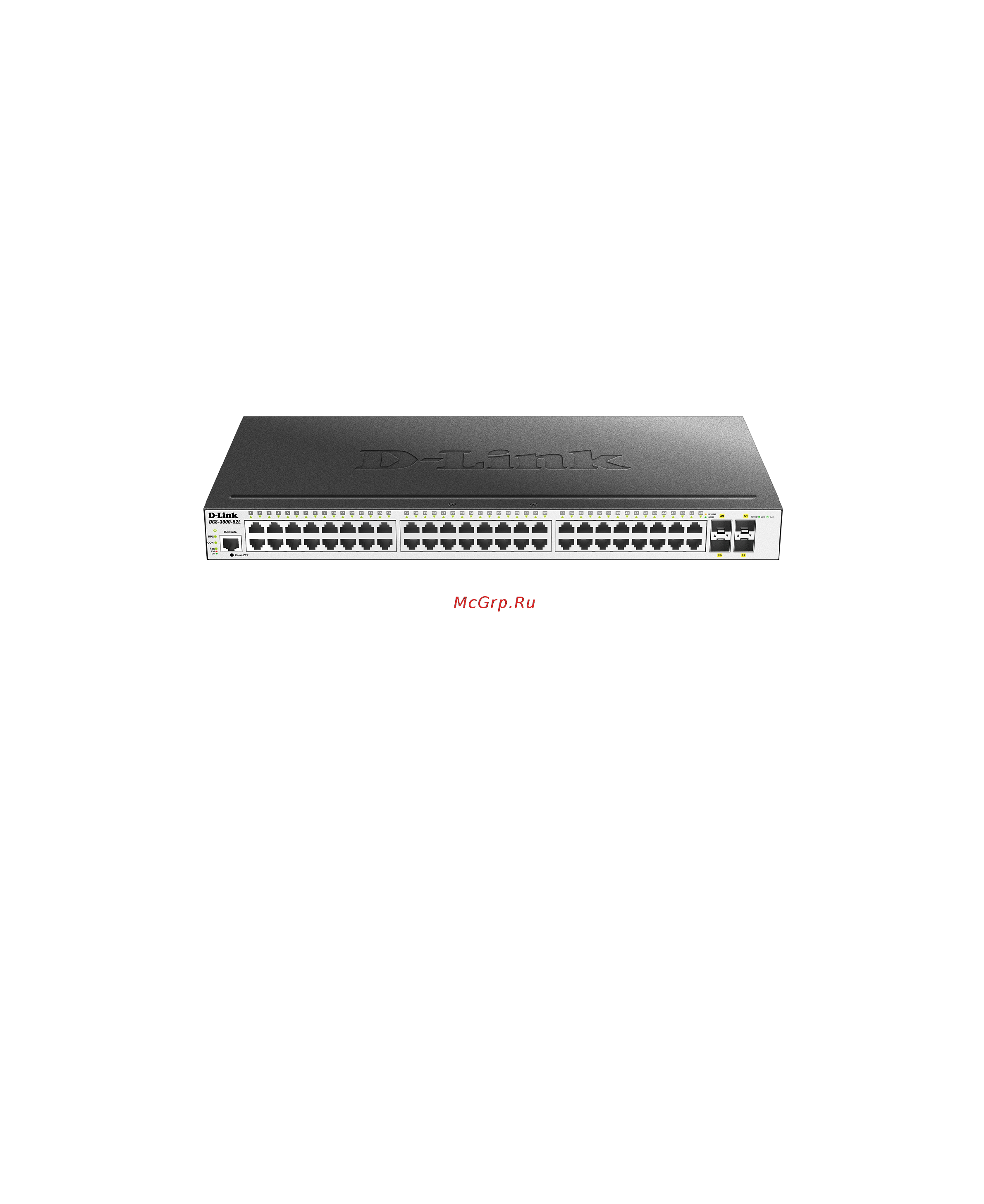 D-Link DGS-3000-52L Краткое руководство по установке онлайн