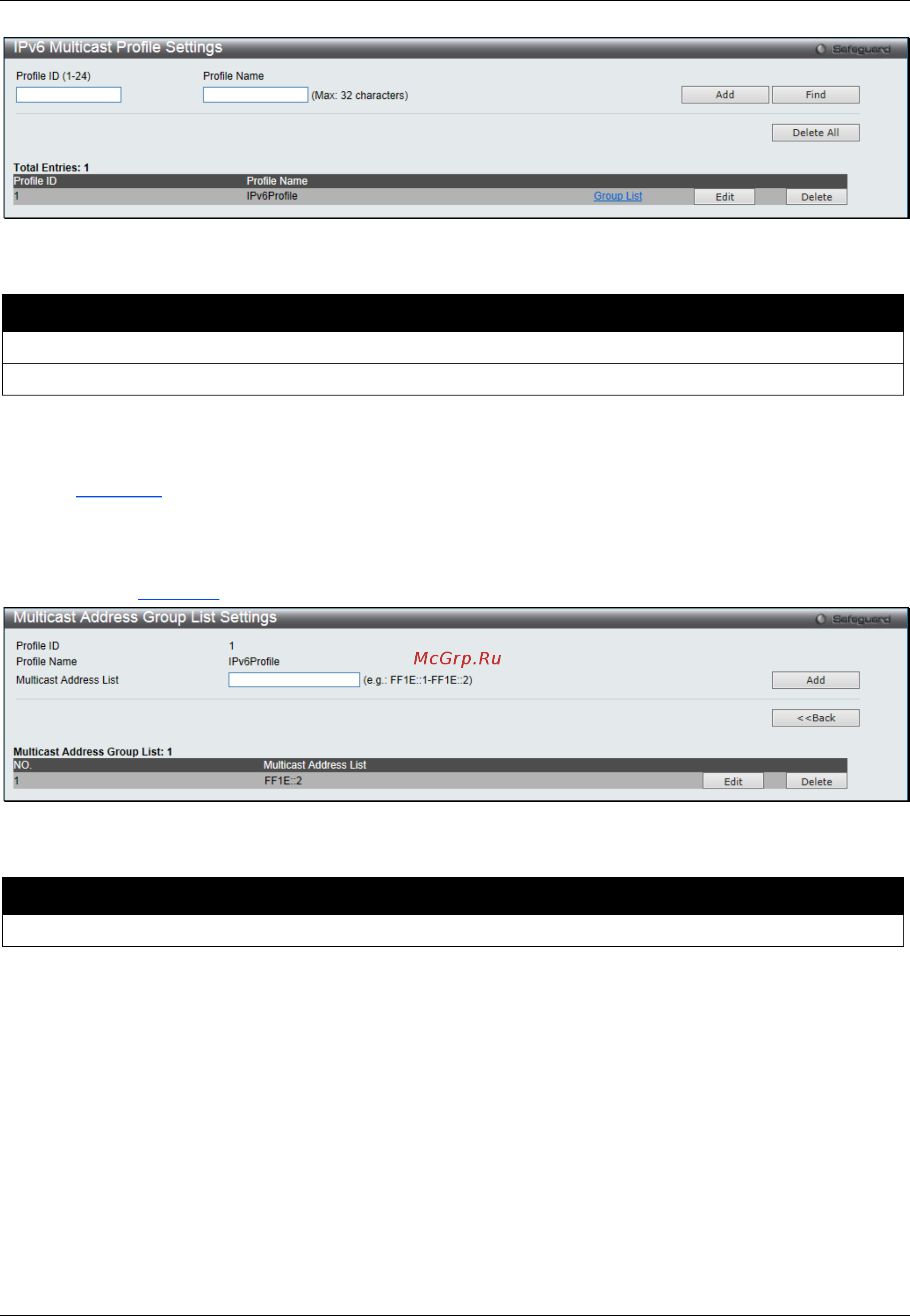 D-Link DGS-3000-28SC [153/444] Ipv6 limited multicast range settings