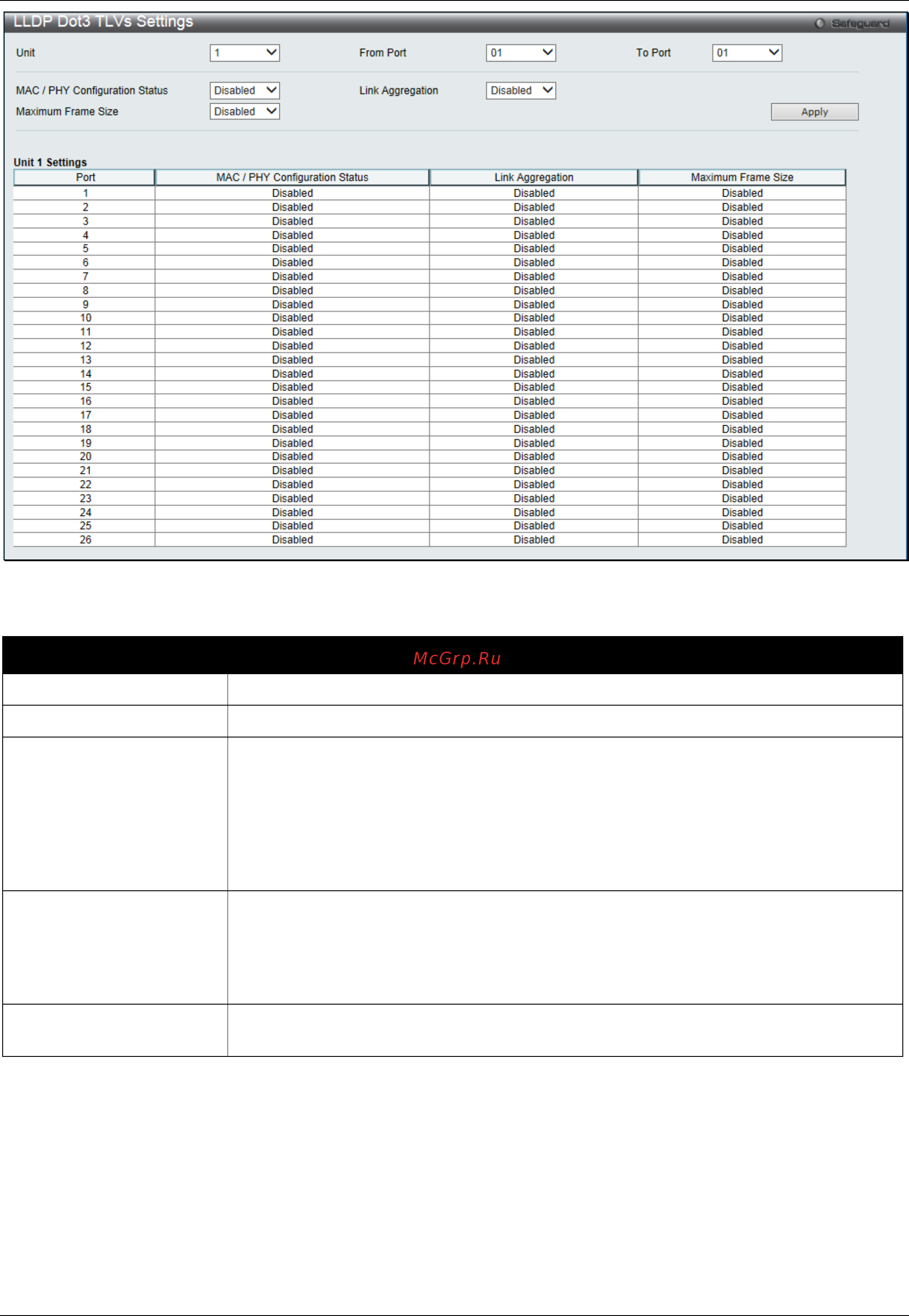 D-Link DGS-3000-28SC [166/444] Lldp statistic system
