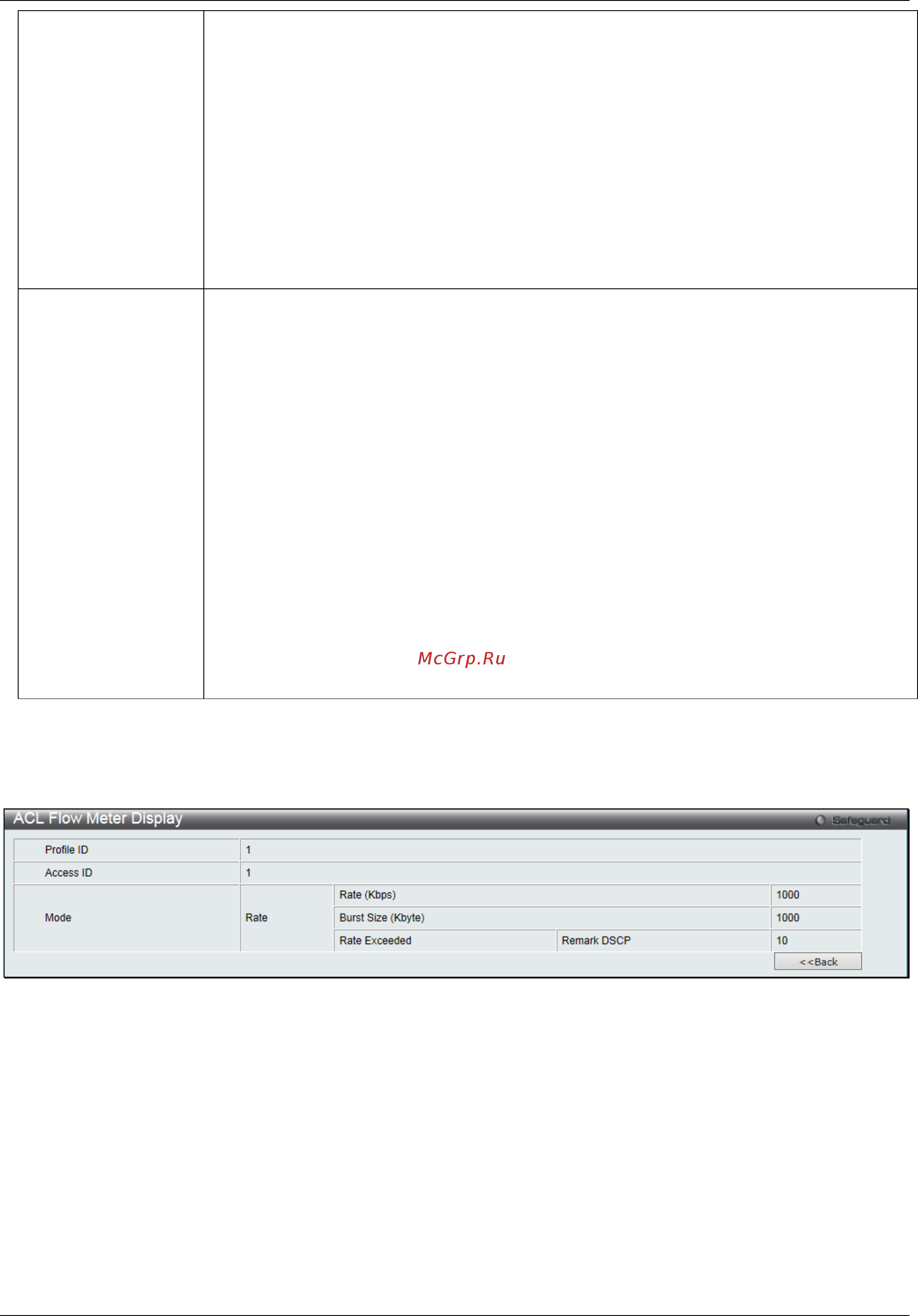 D-Link DGS-3000-28SC [230/444] Egress access profile list