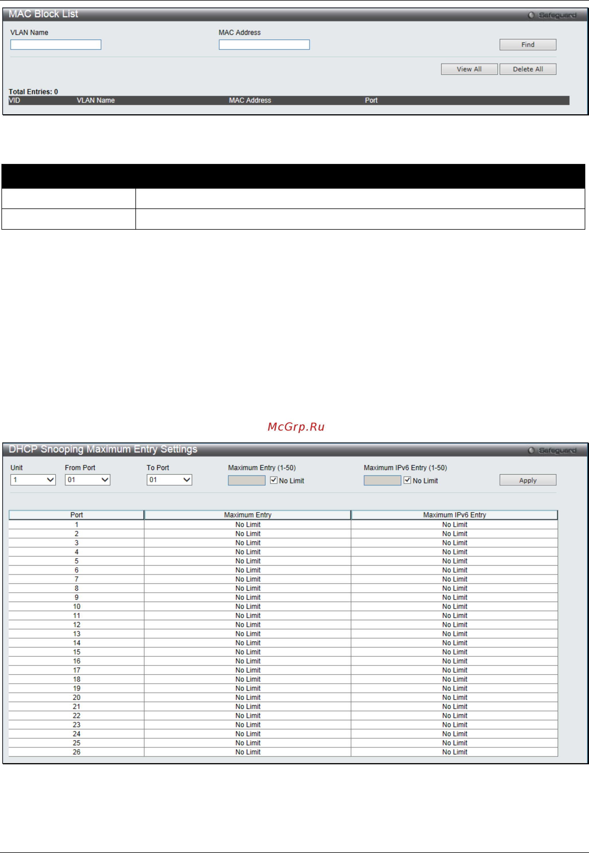 D-Link DGS-3000-28SC [269/444] Dhcp snooping