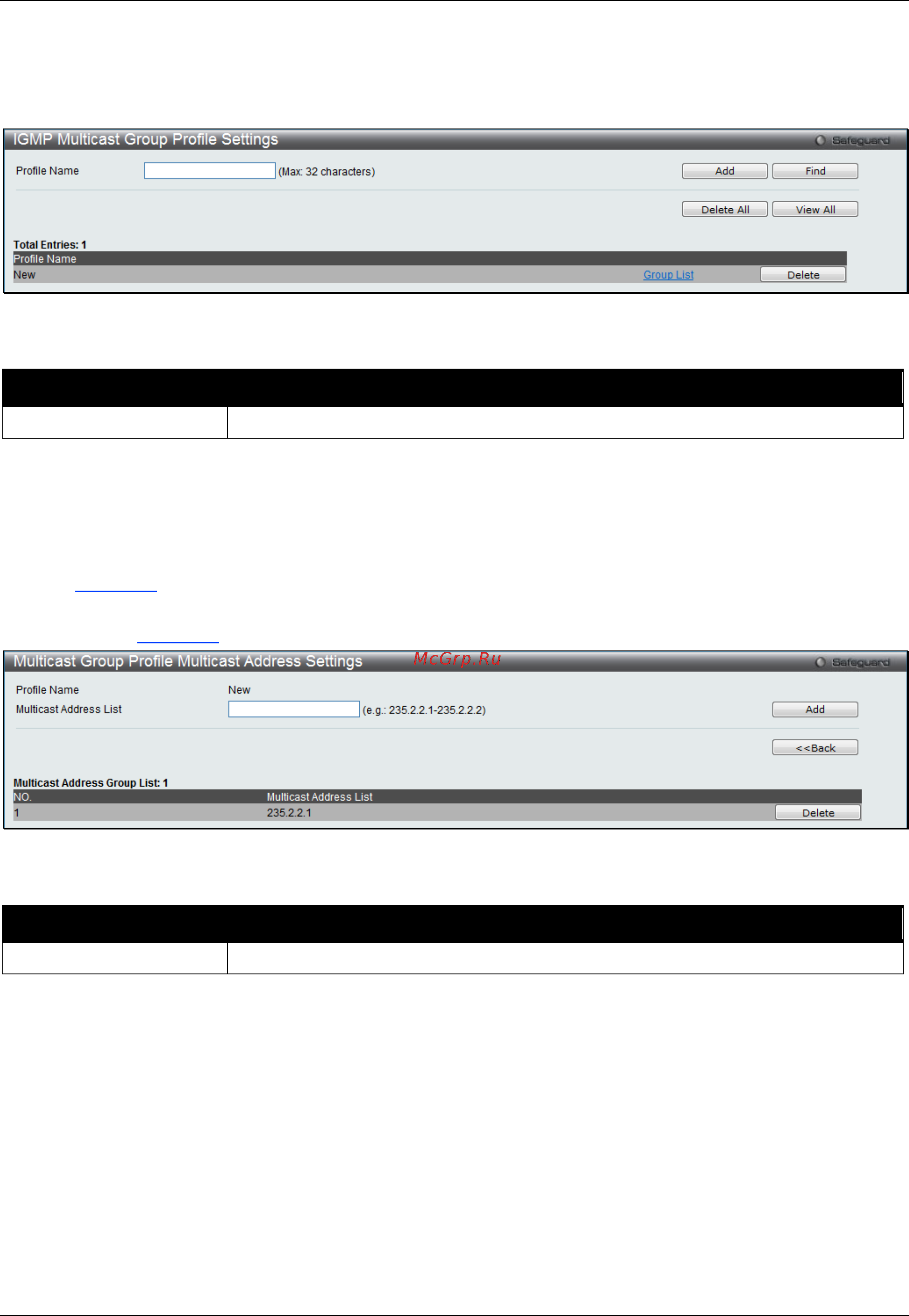 D-Link DGS-3120-24SC/*RI [146/509] Igmp snooping multicast vlan settings