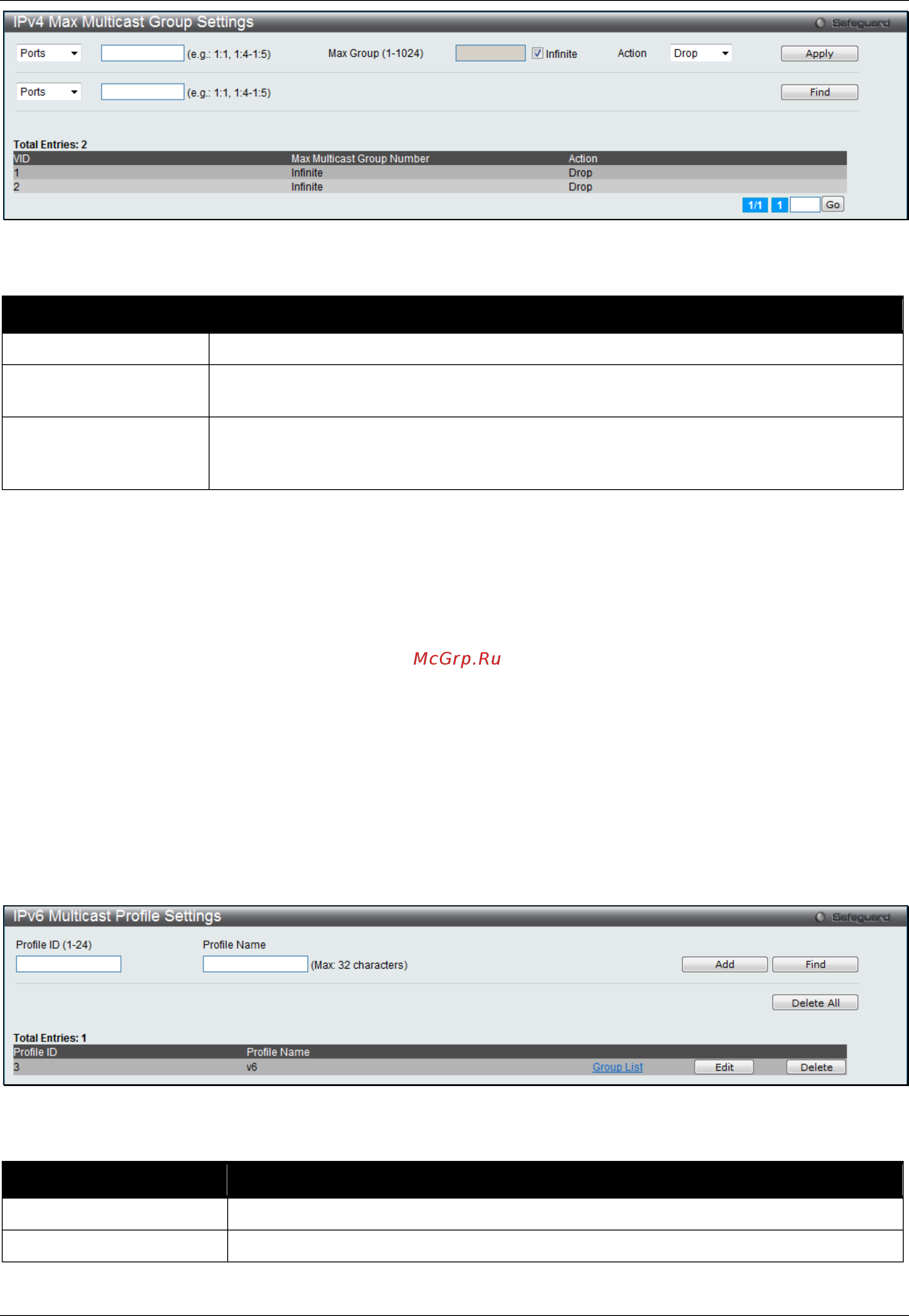 D-Link DGS-3120-24SC/*EI [154/509] Ipv6 multicast filtering