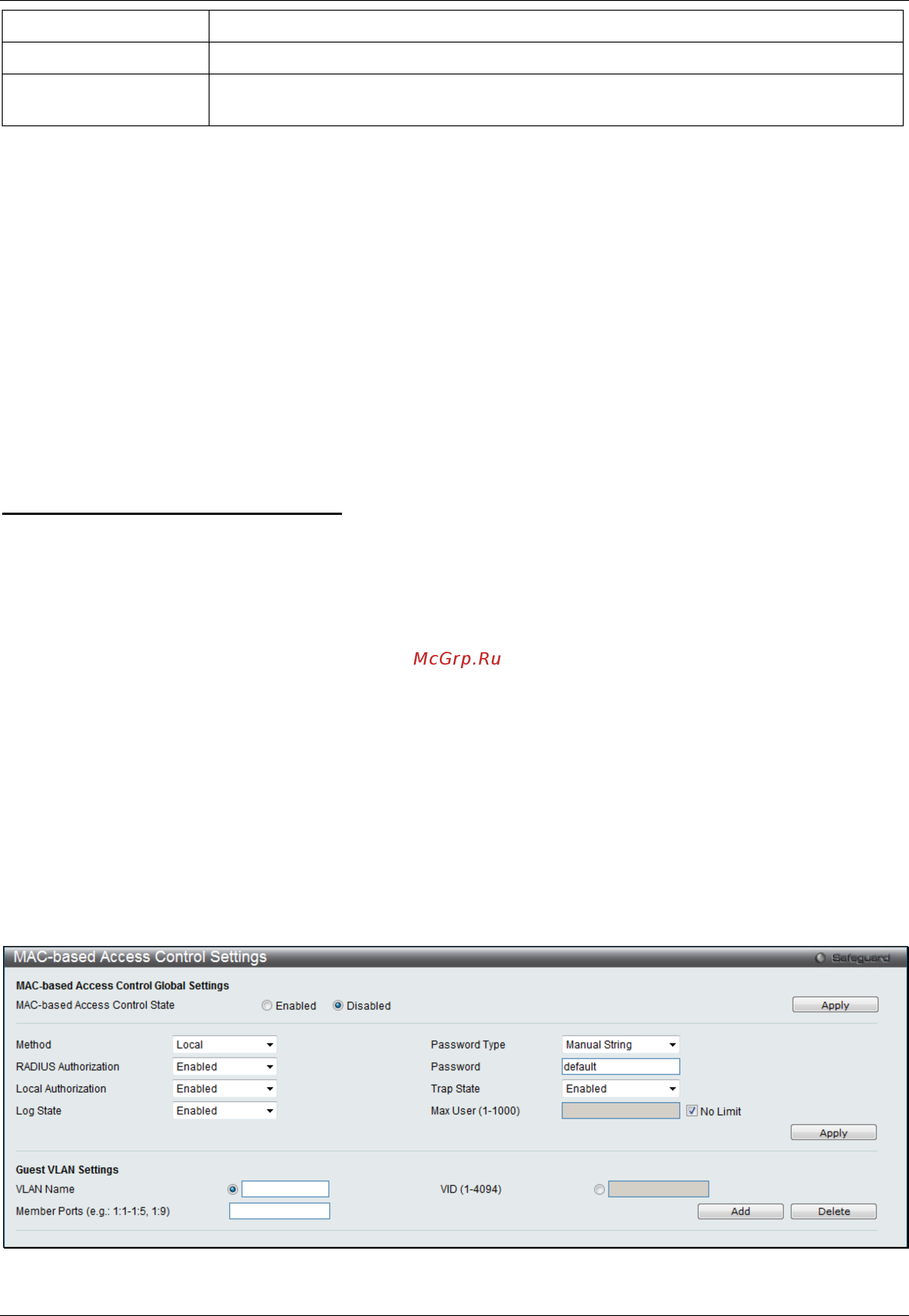 D-Link DGS-3120-24SC/*RI [353/509] Mac based access control mac