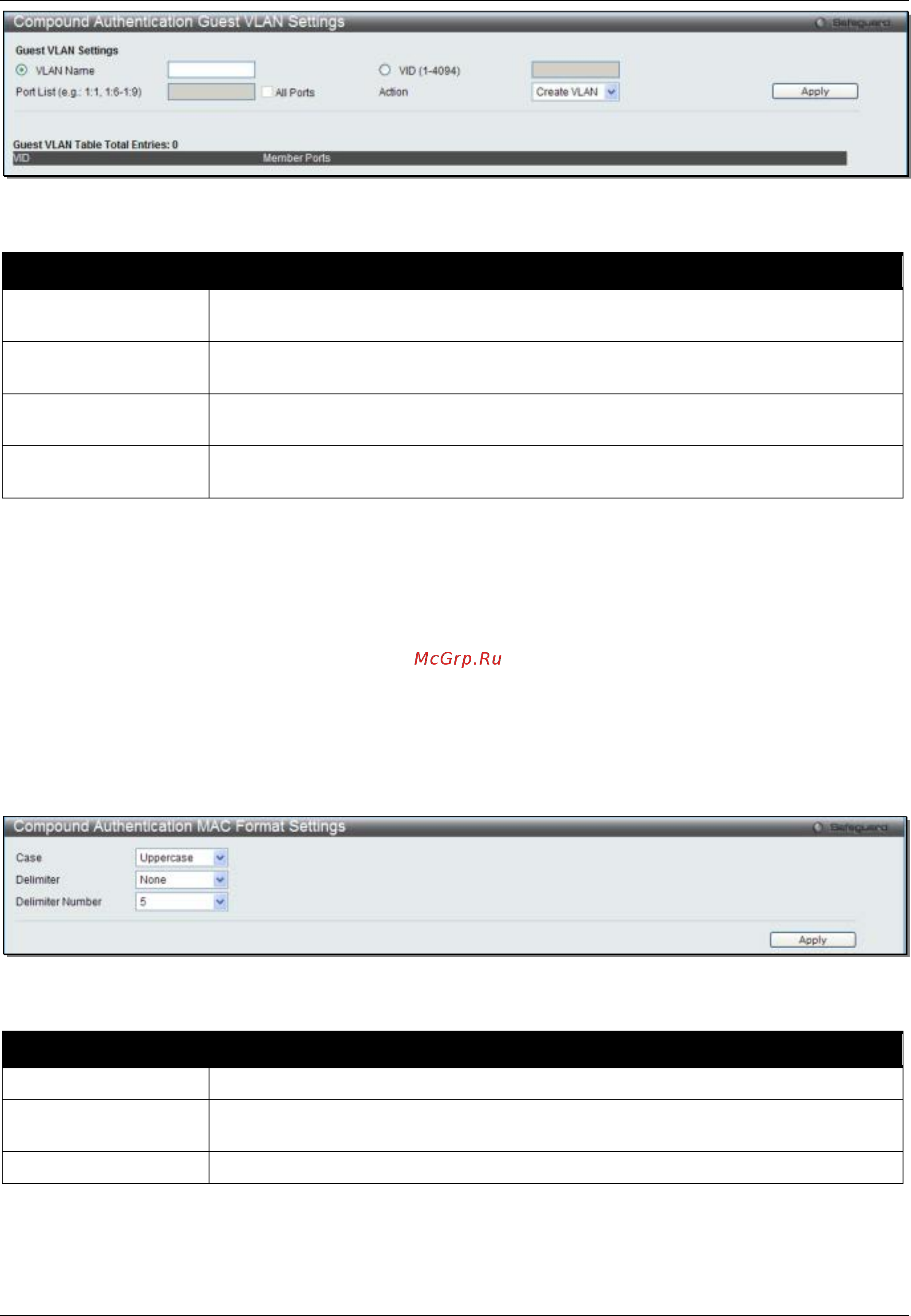 D-Link DGS-3120-24PC/*RI [373/509] Compound authentication mac format settings ri and ei mode only