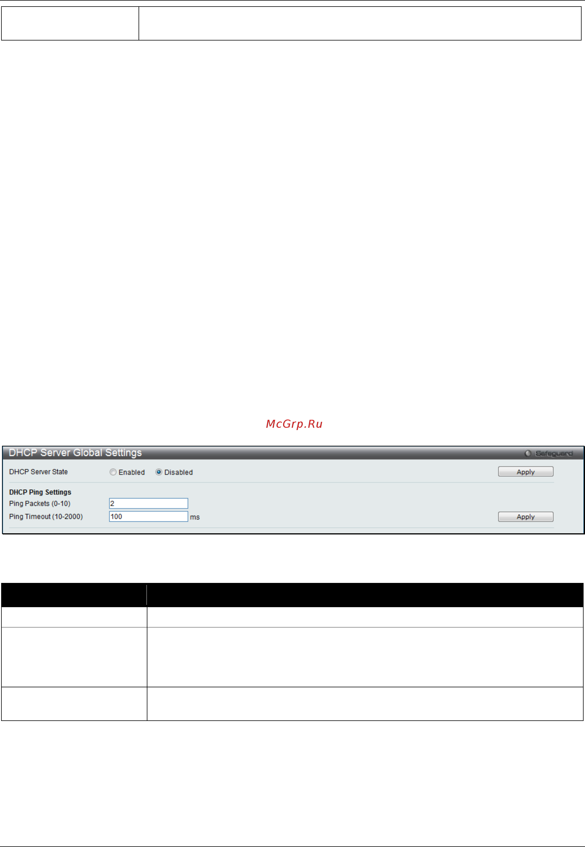 D-Link DGS-3120-48TC/*RI [417/509] Dhcp server ri mode only