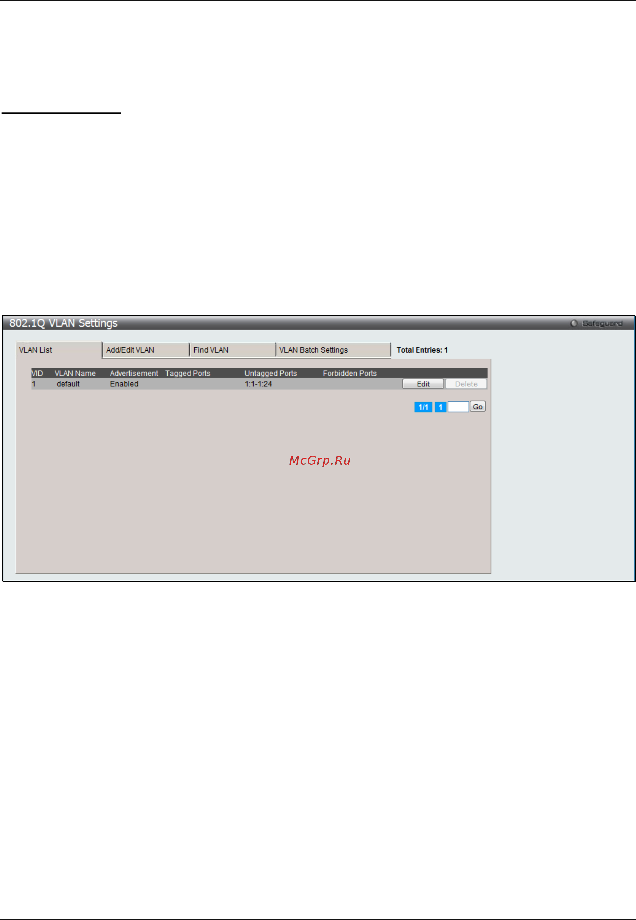 D-Link DGS-3120-48PC/*RI [89/509] Q vlan settings