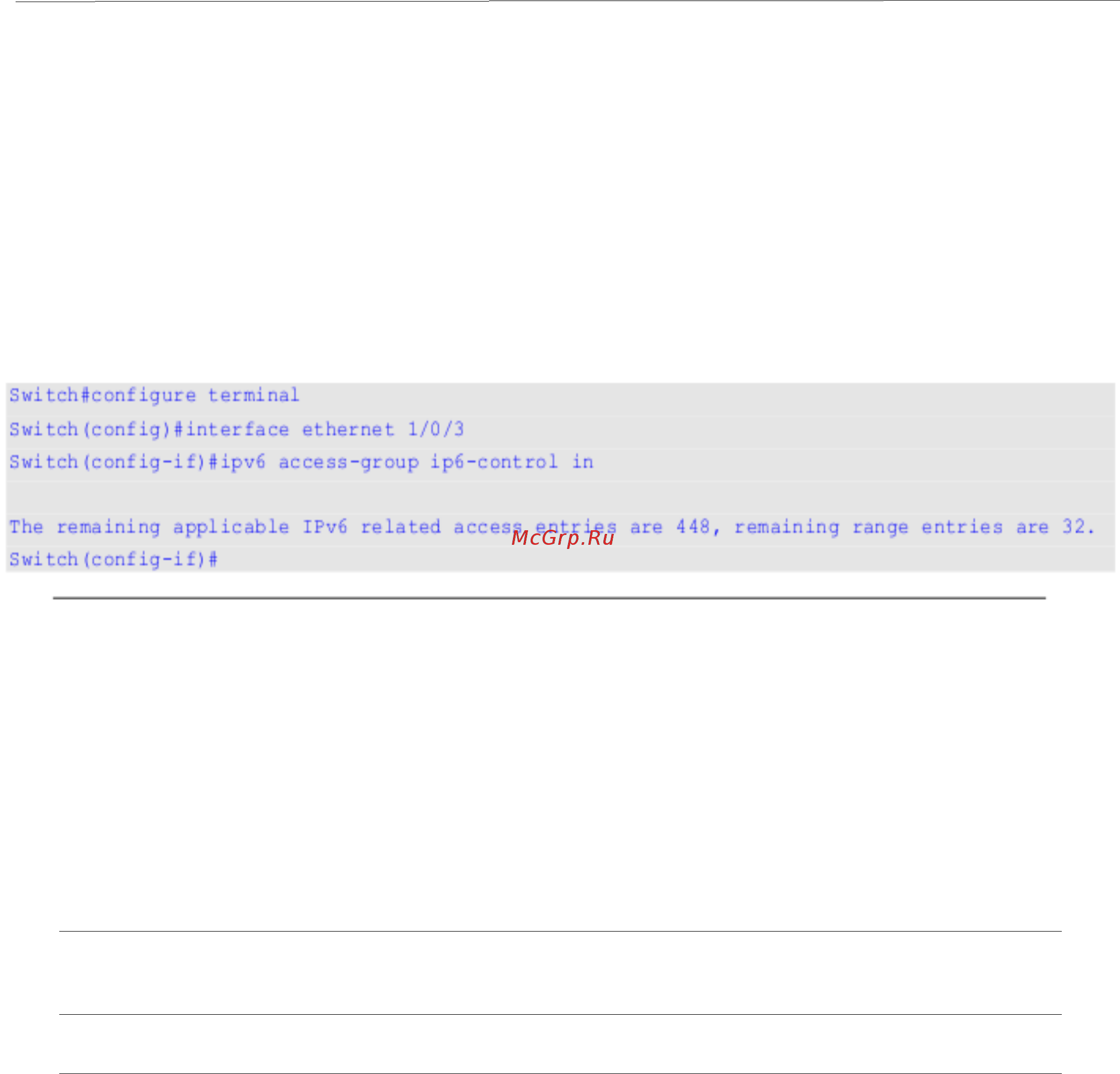 D-Link DGS-3130-54S [51/305] 8 ipv6 access list