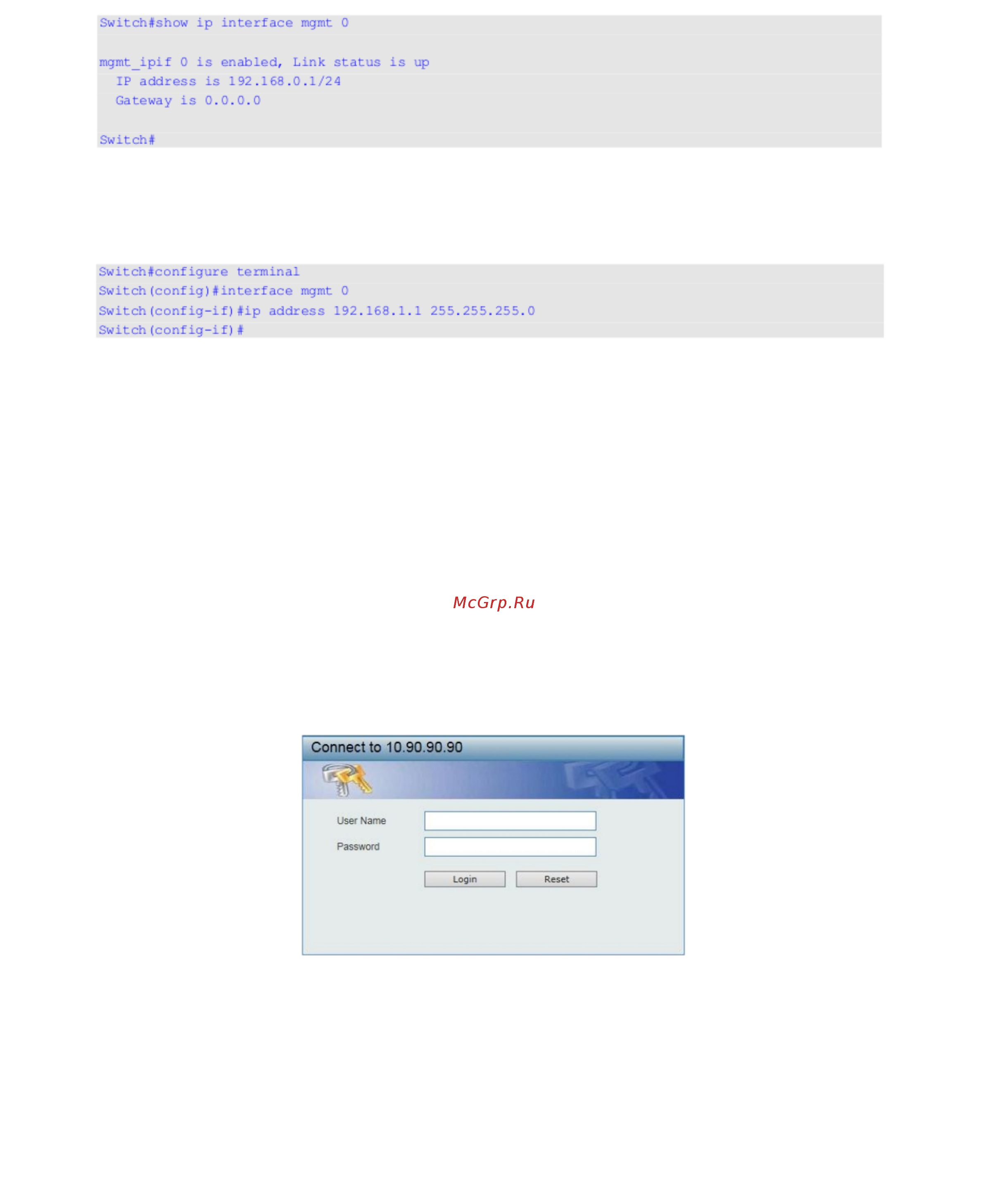 D-Link DGS-3130-54TS [11/25] Logging into the web ui
