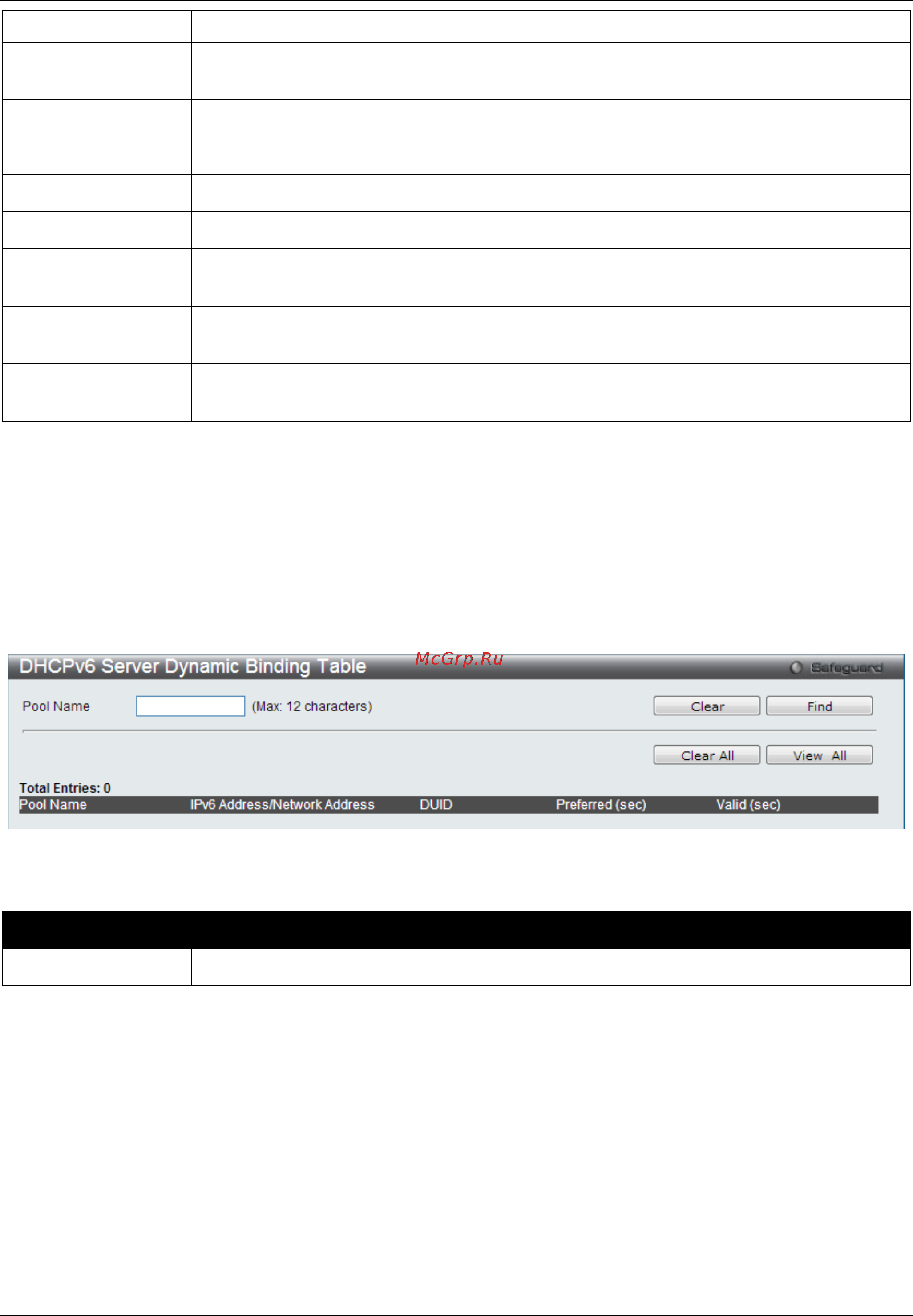 D-Link DGS-3620-28SC [521/637] Dhcpv6 server dynamic binding