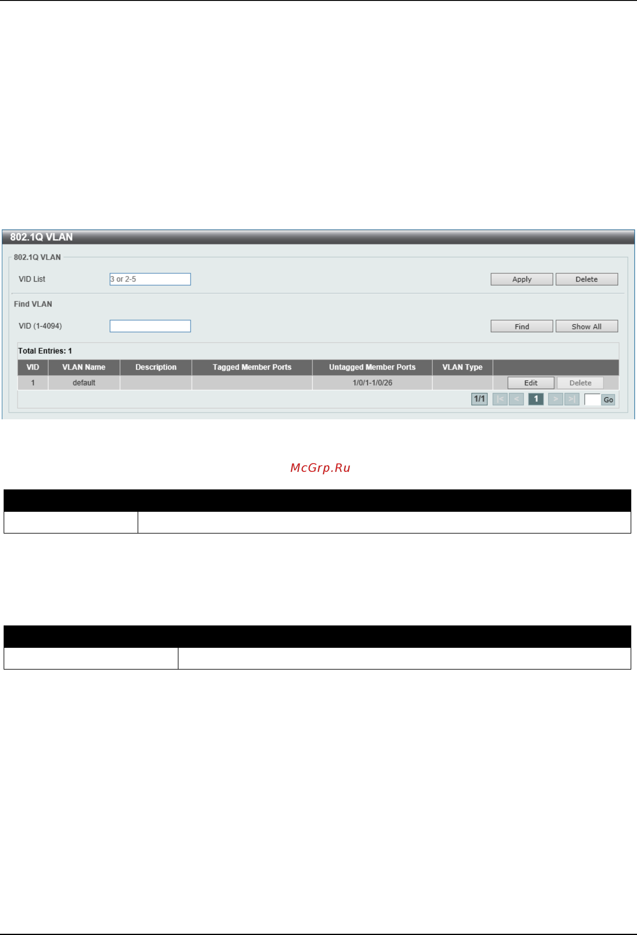 D-Link DGS-3630-28PC [150/742] Q vlan