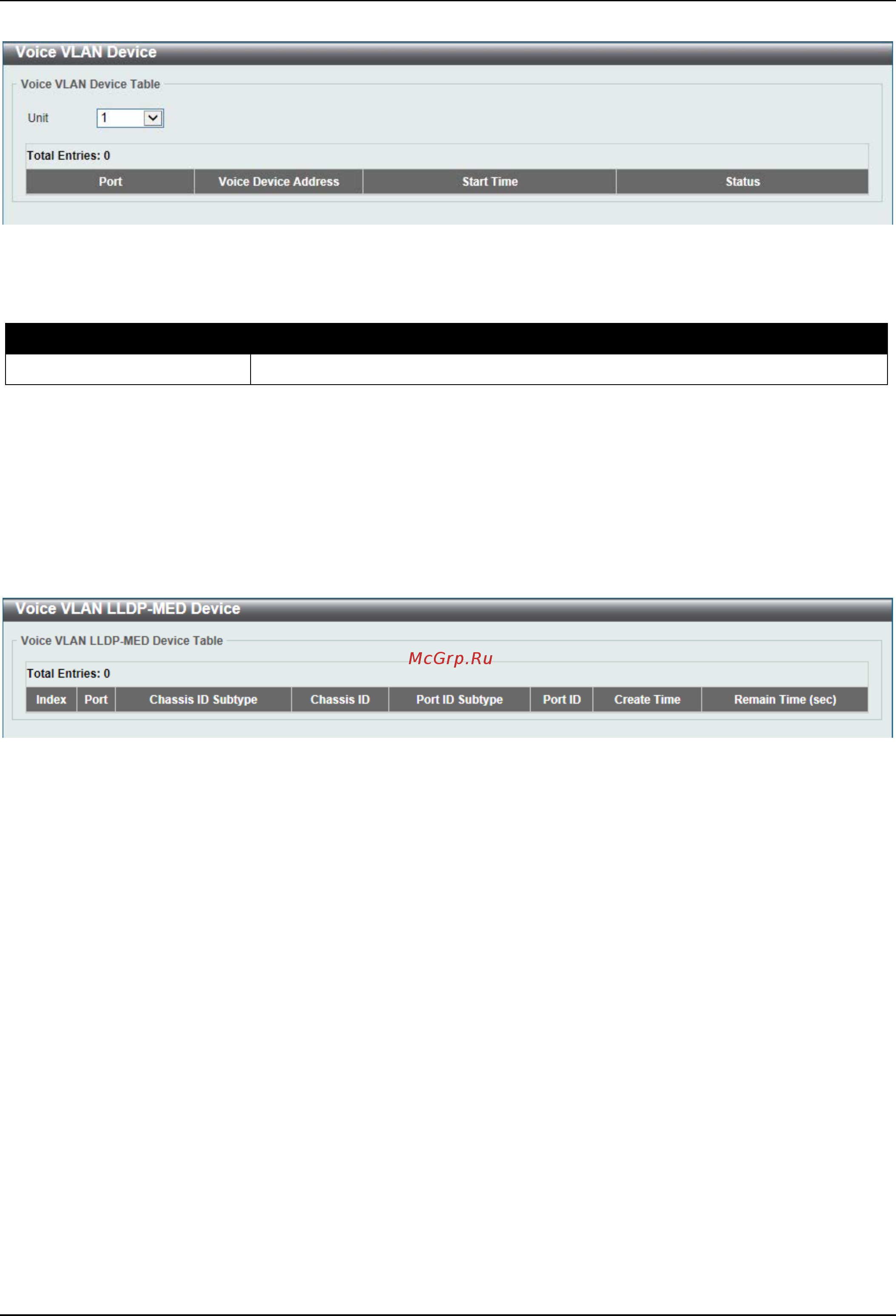 D-Link DGS-3630-28TC [172/742] Voice vlan lldp med device