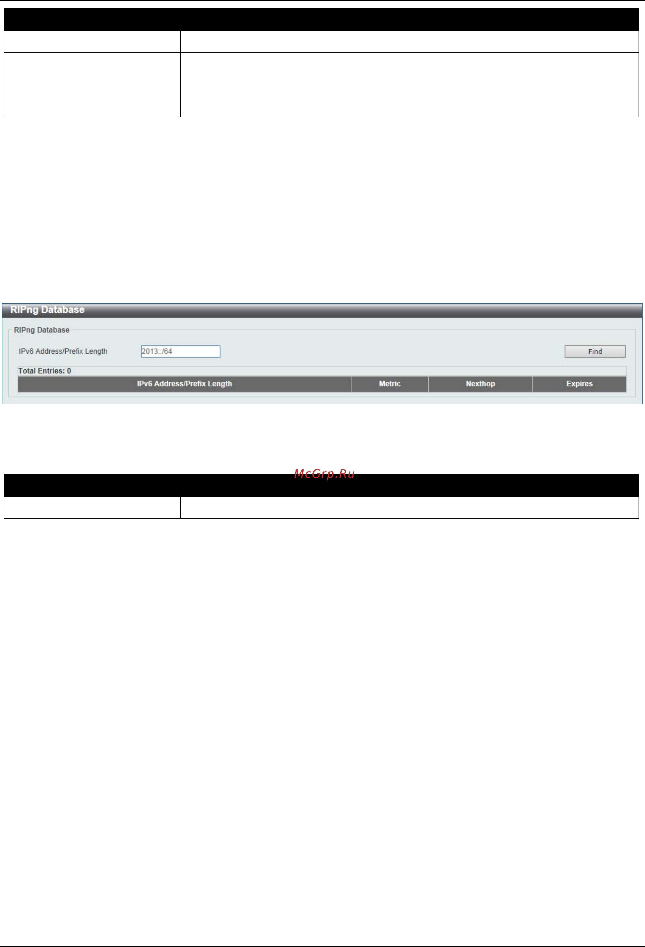 D-Link DGS-3630-52PC [277/742] Ripng database