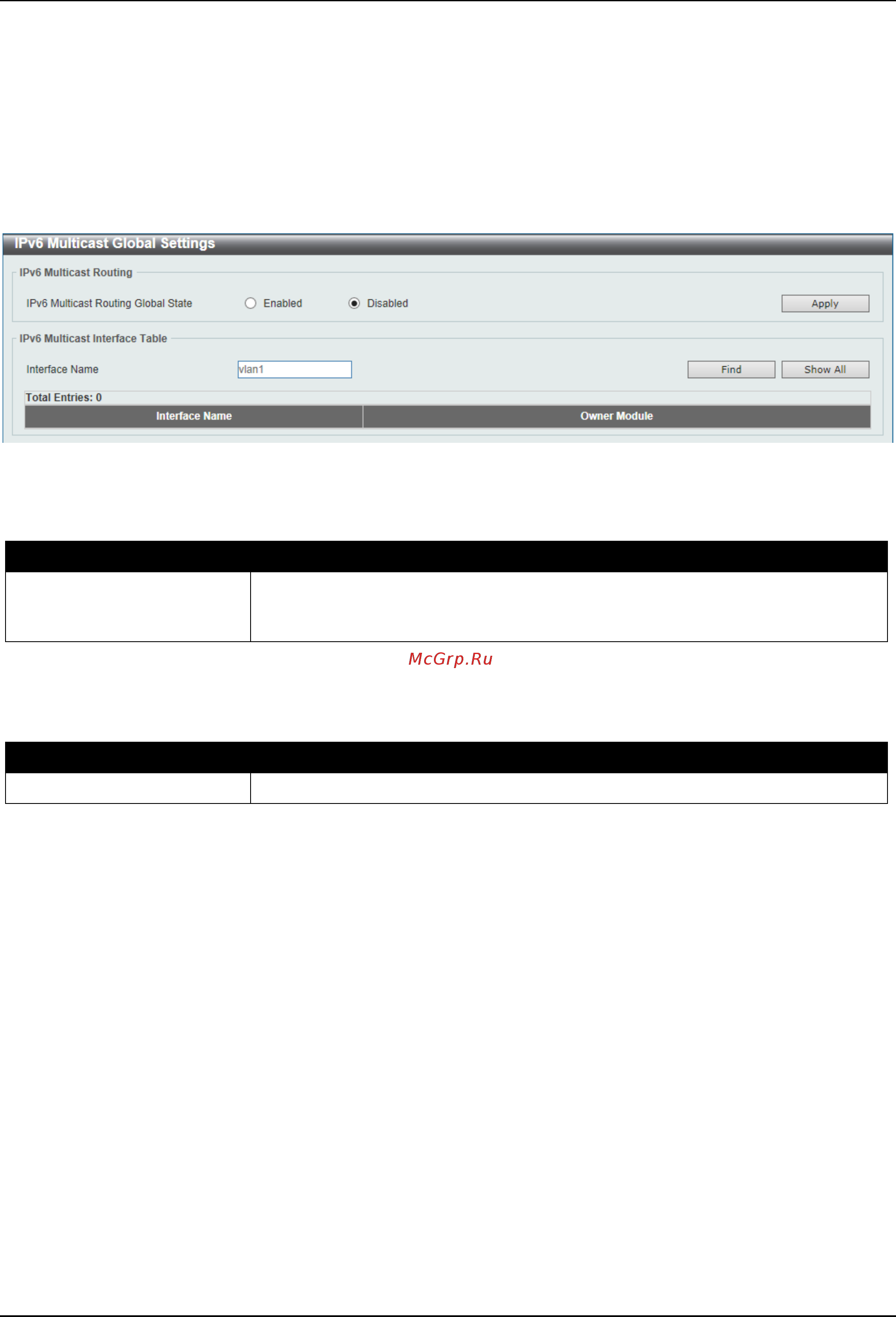 D-Link DGS-3630-28SC [362/742] Ipv6mc