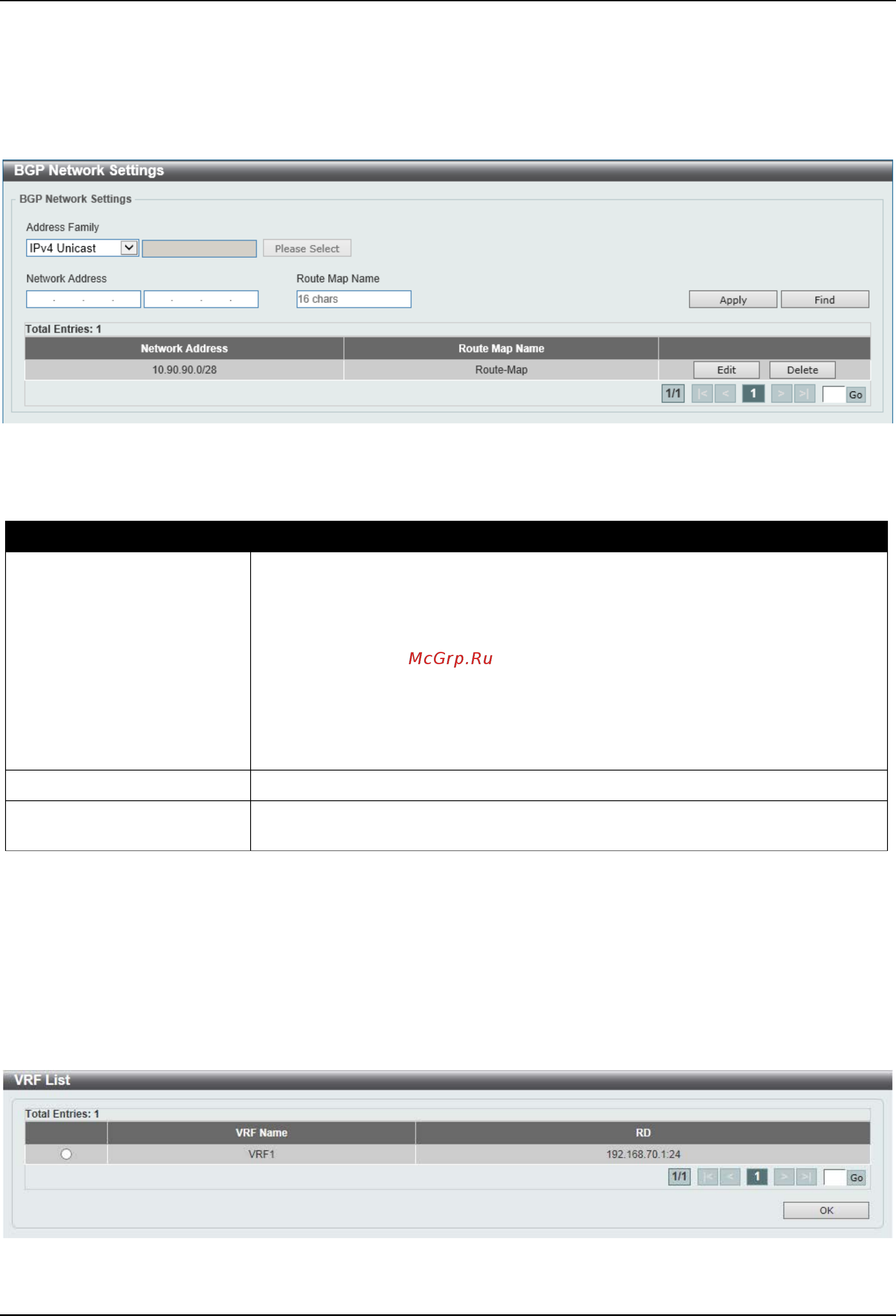 D-Link DGS-3630-28TC [369/742] Bgp network settings