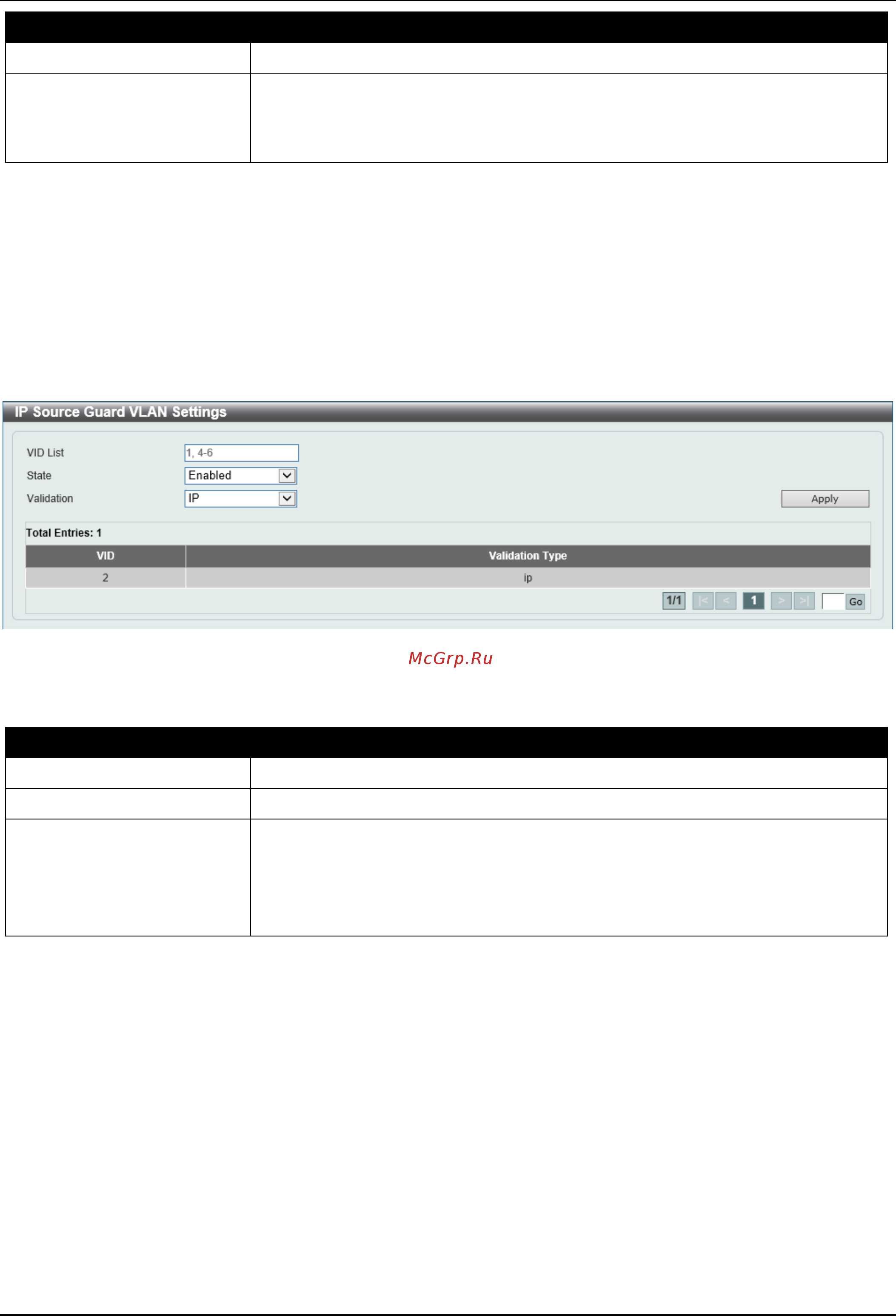 D-Link DGS-3630-28TC [528/742] Ip source guard binding