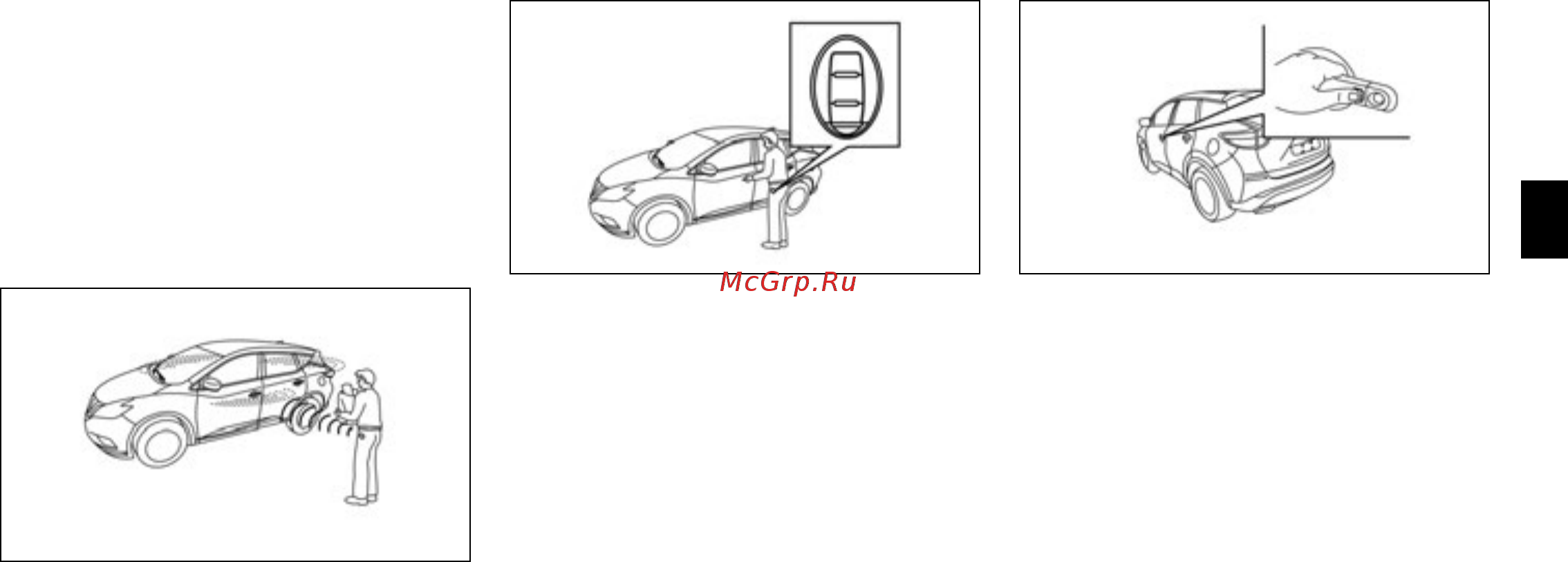 Nissan Murano Z52 [107/324] Запирание дверей