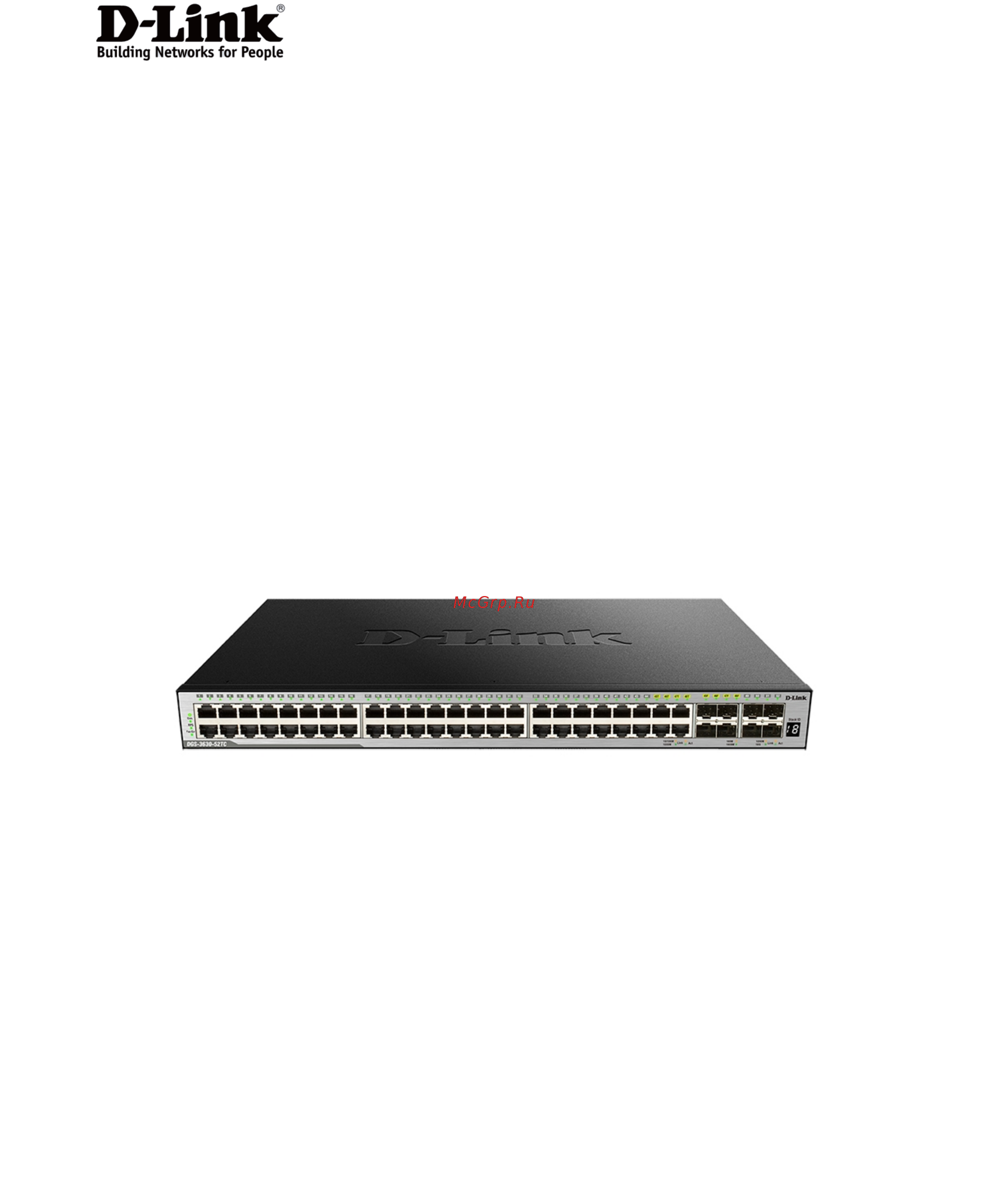 D-Link DGS-3630-52TC Краткое руководство по установке онлайн