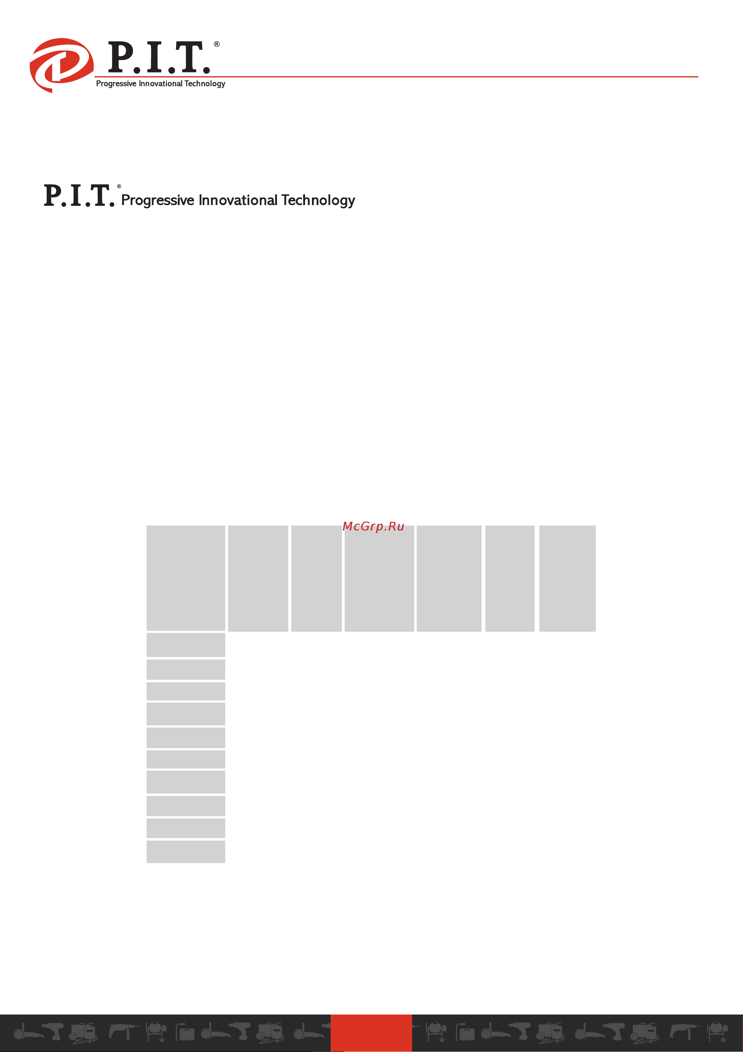 P.I.T. РWS180-C [4/14] Технические характеристики